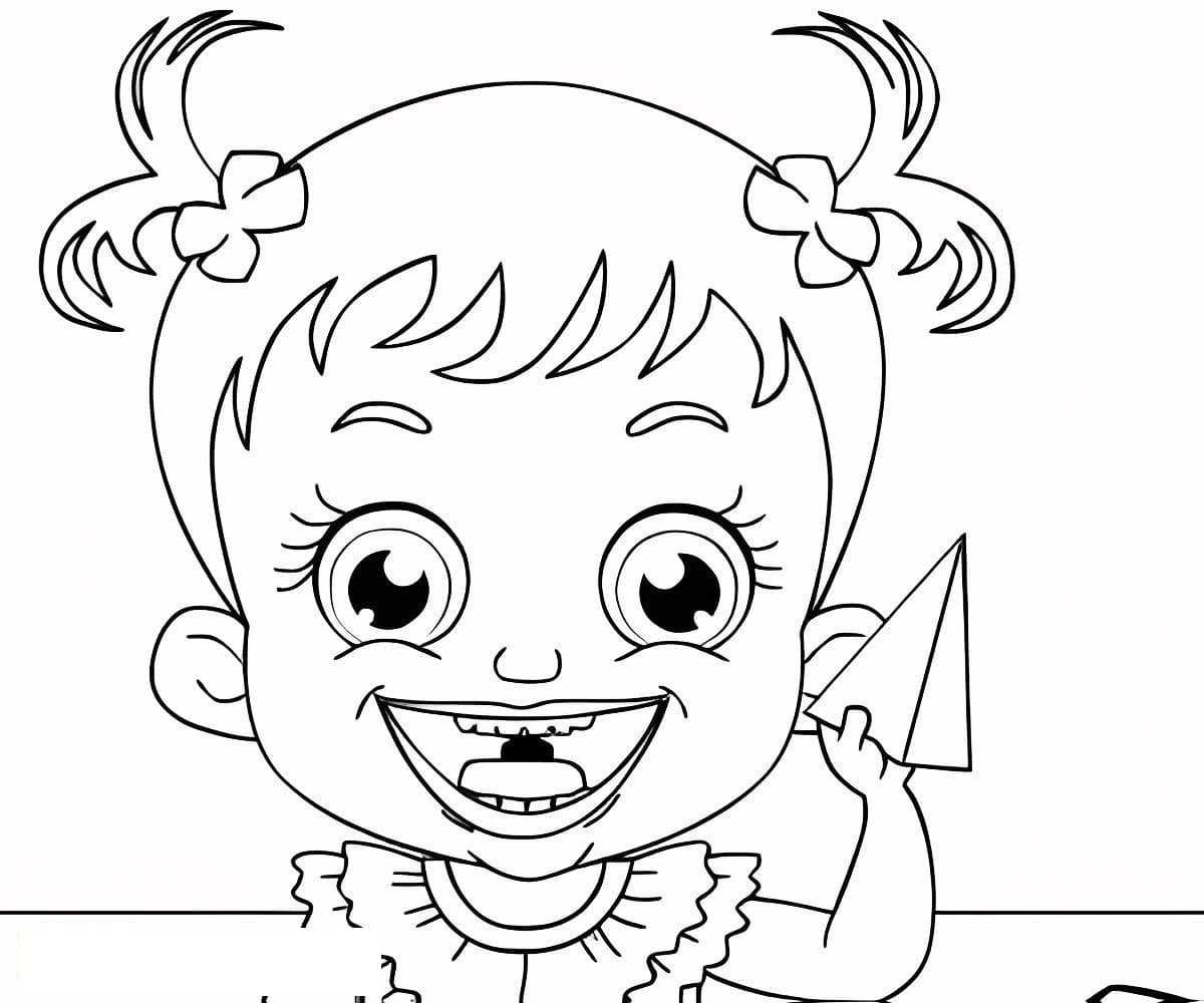 Baby Hazel Coloring1