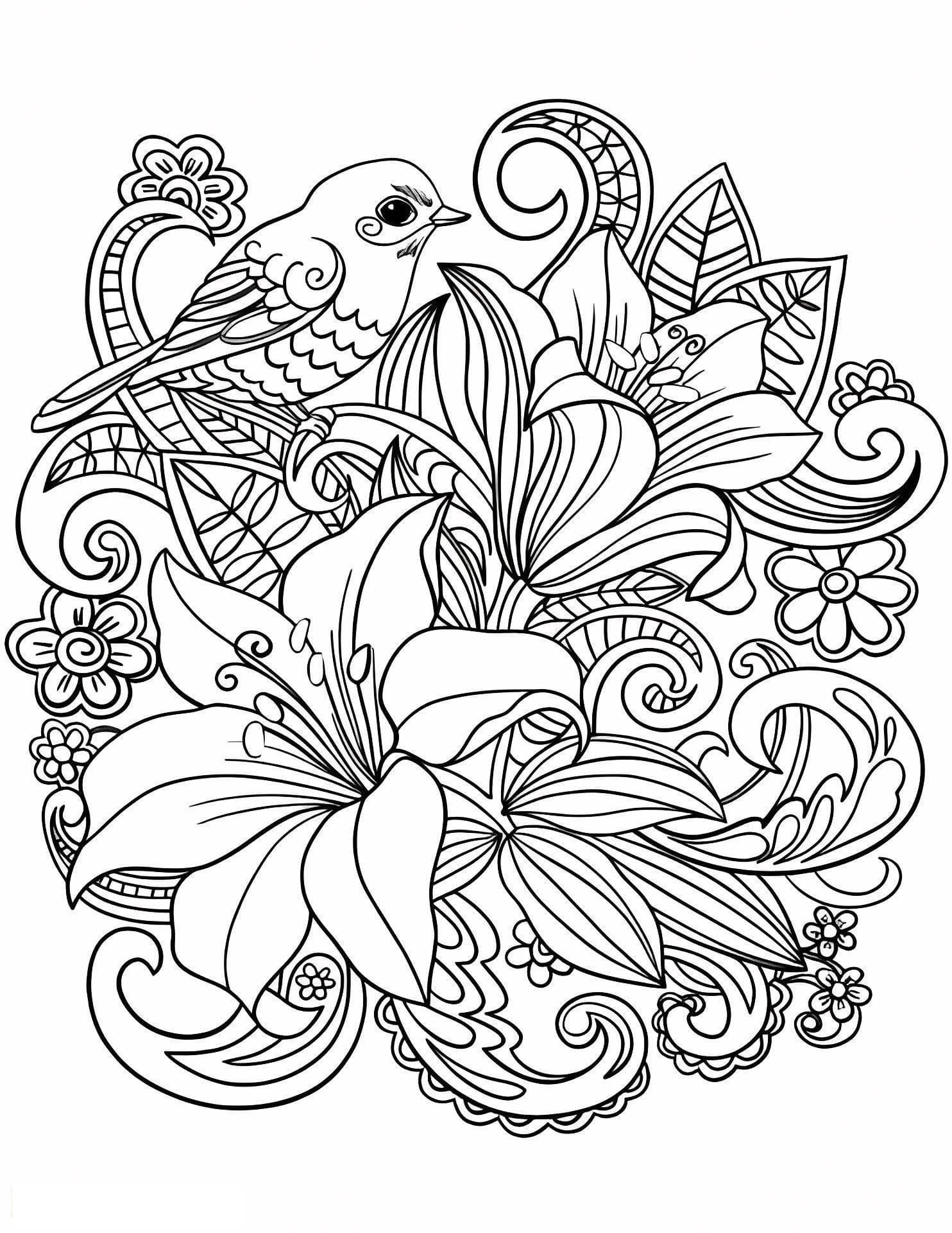 1533003399 Skylark On Flowers A4