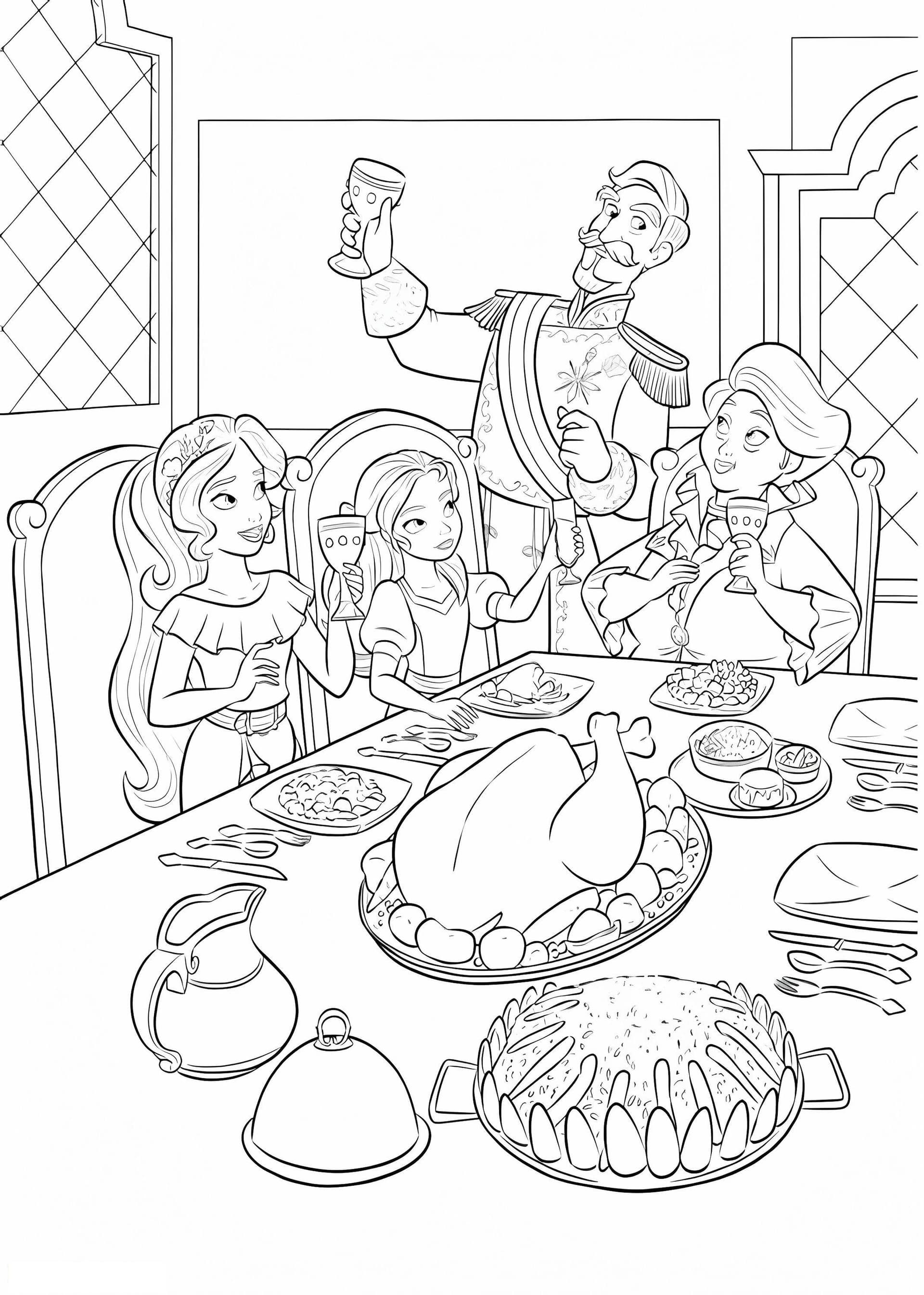 1535081524 Family Dinner Of Elena A4