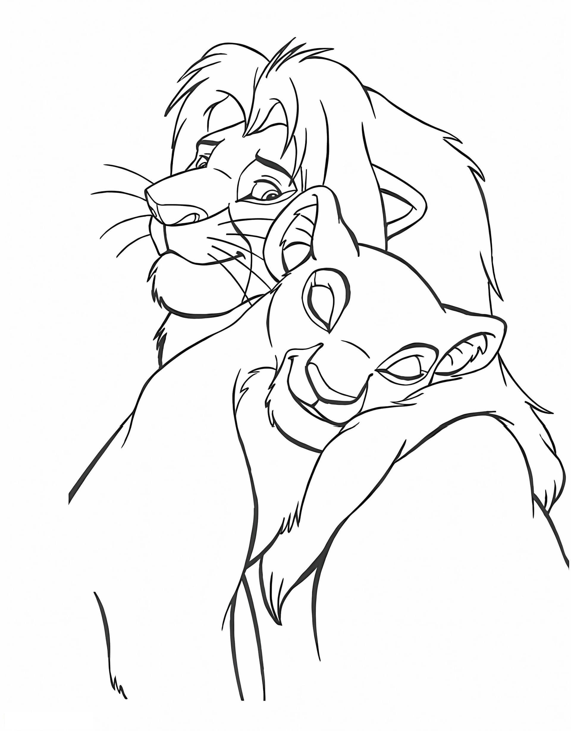 Sarabi und Mufasa A4