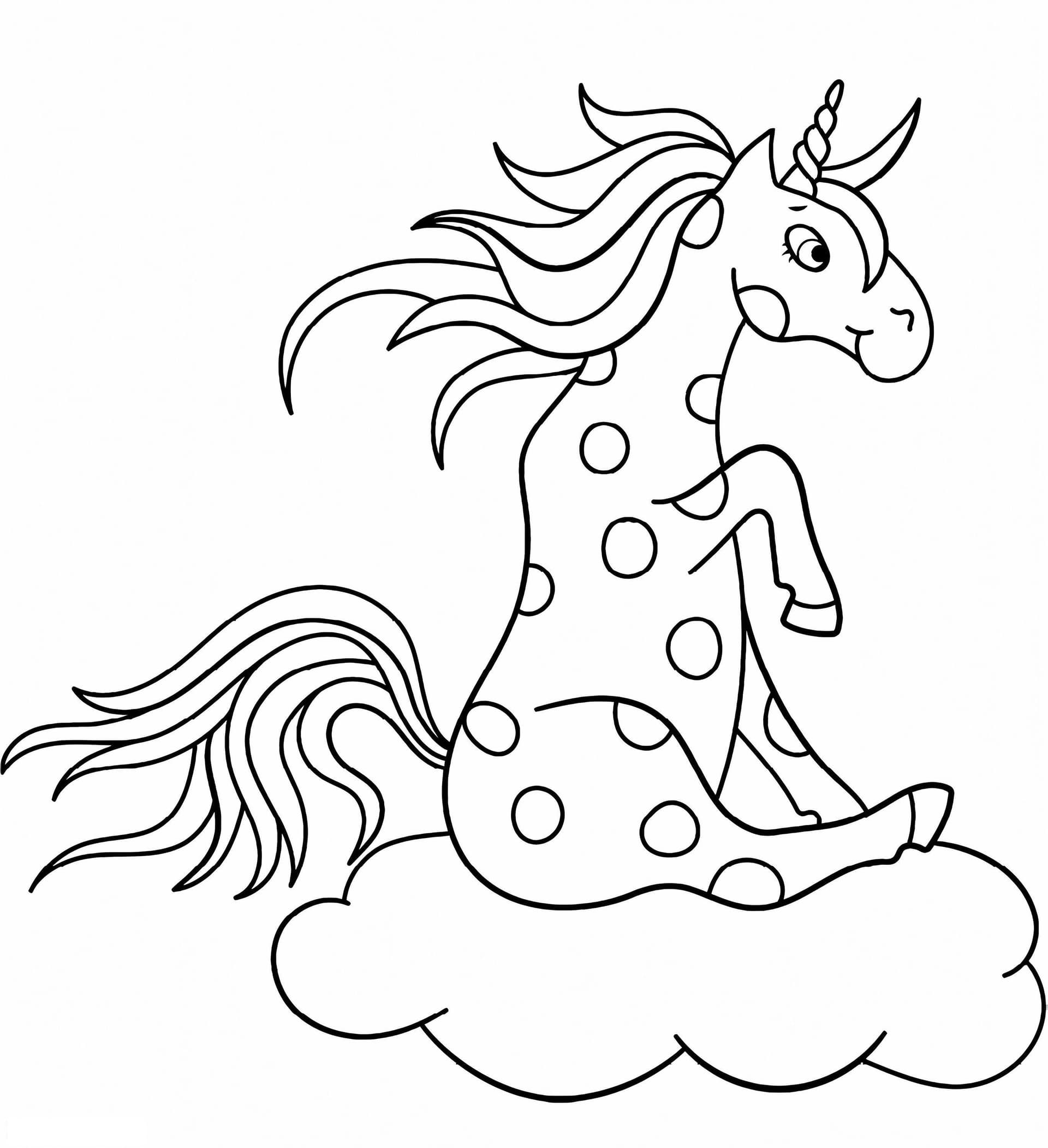 1563413039 Unicorn Sitting On Cloud A4