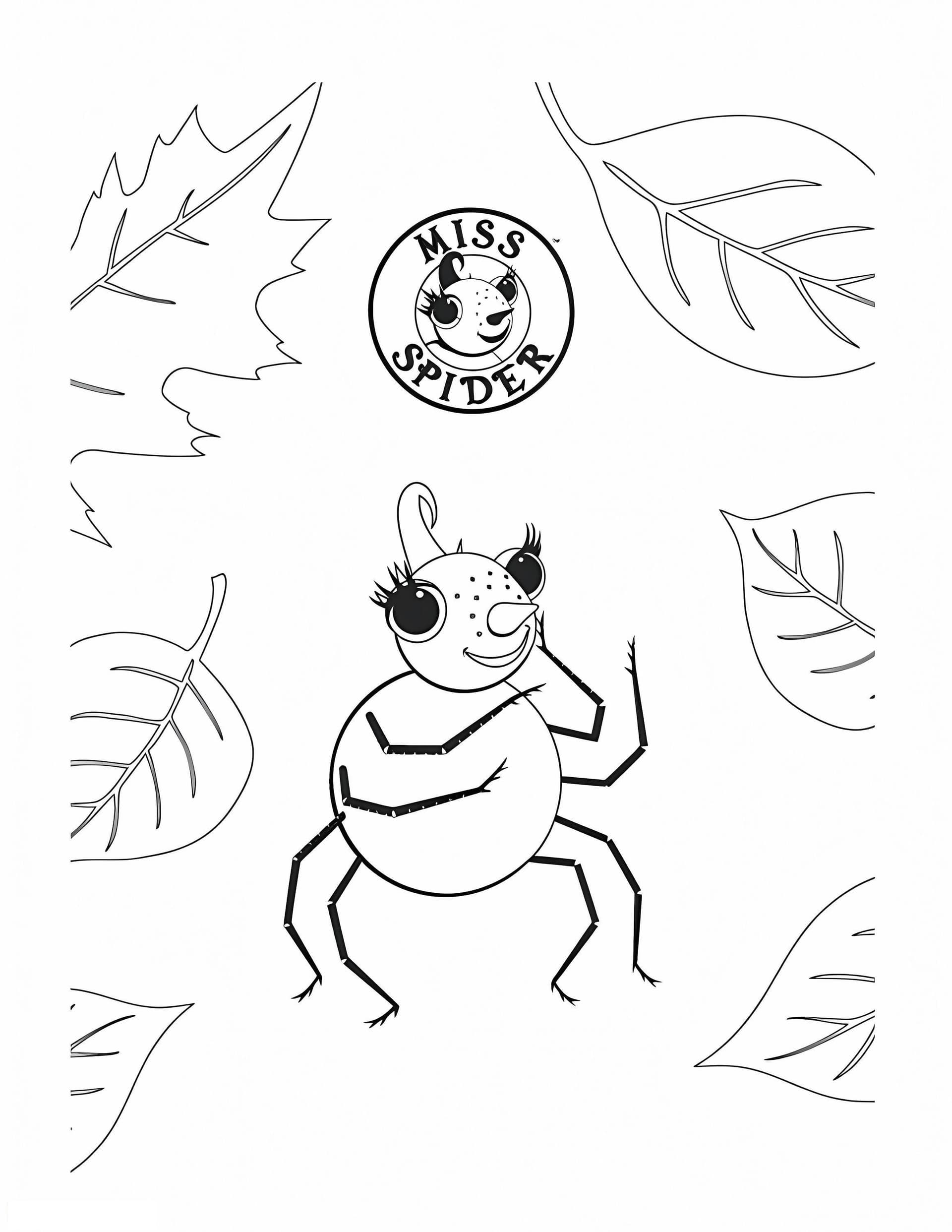 1593998163 Miss Spider Coloringpages 05