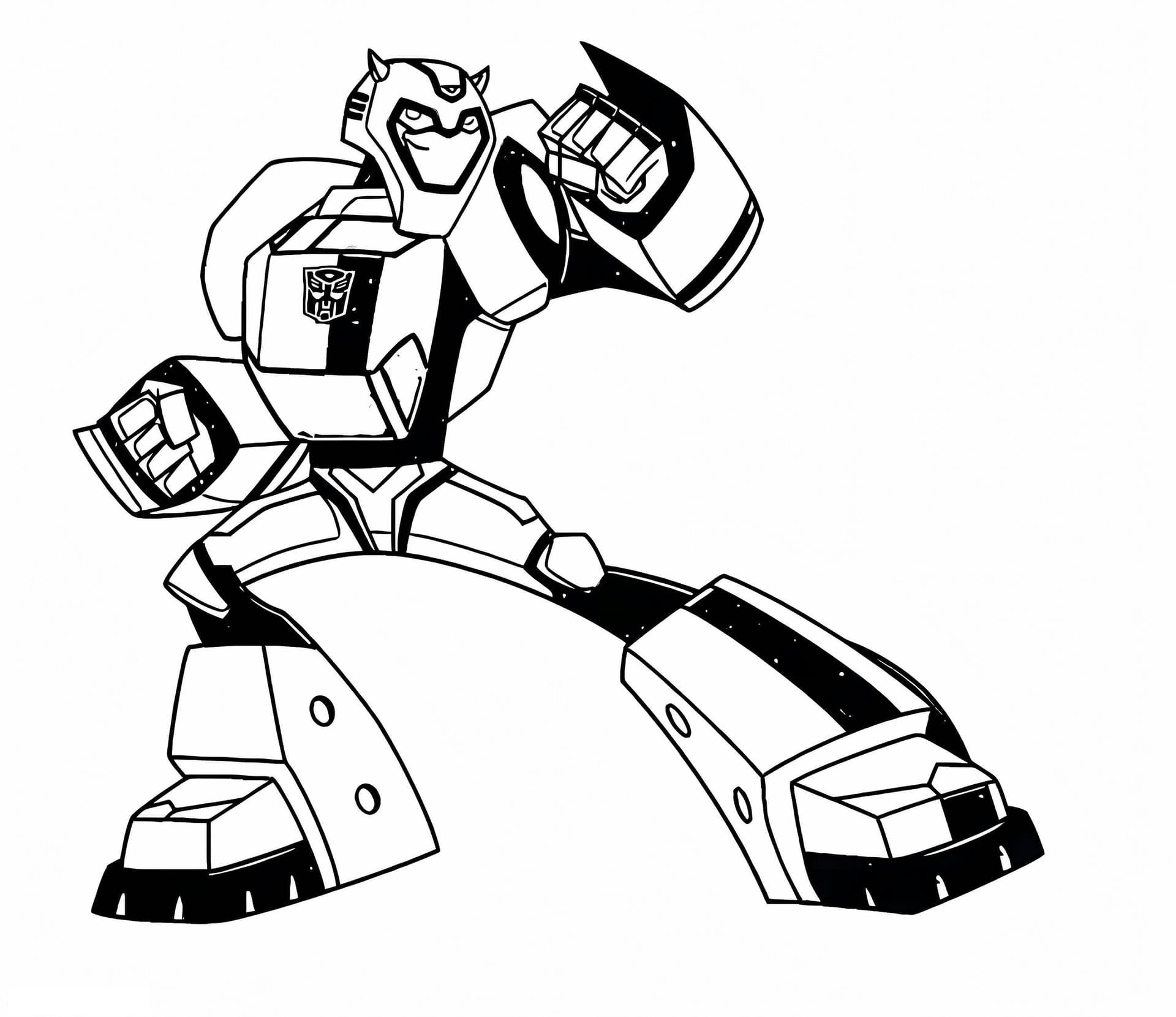 Cartoon Bumblebee Action