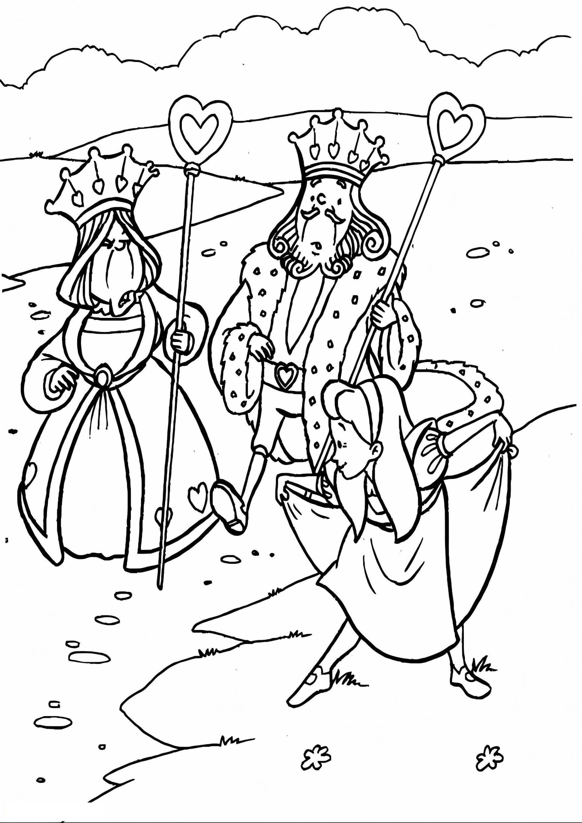 Алиса в стране чудес для печати