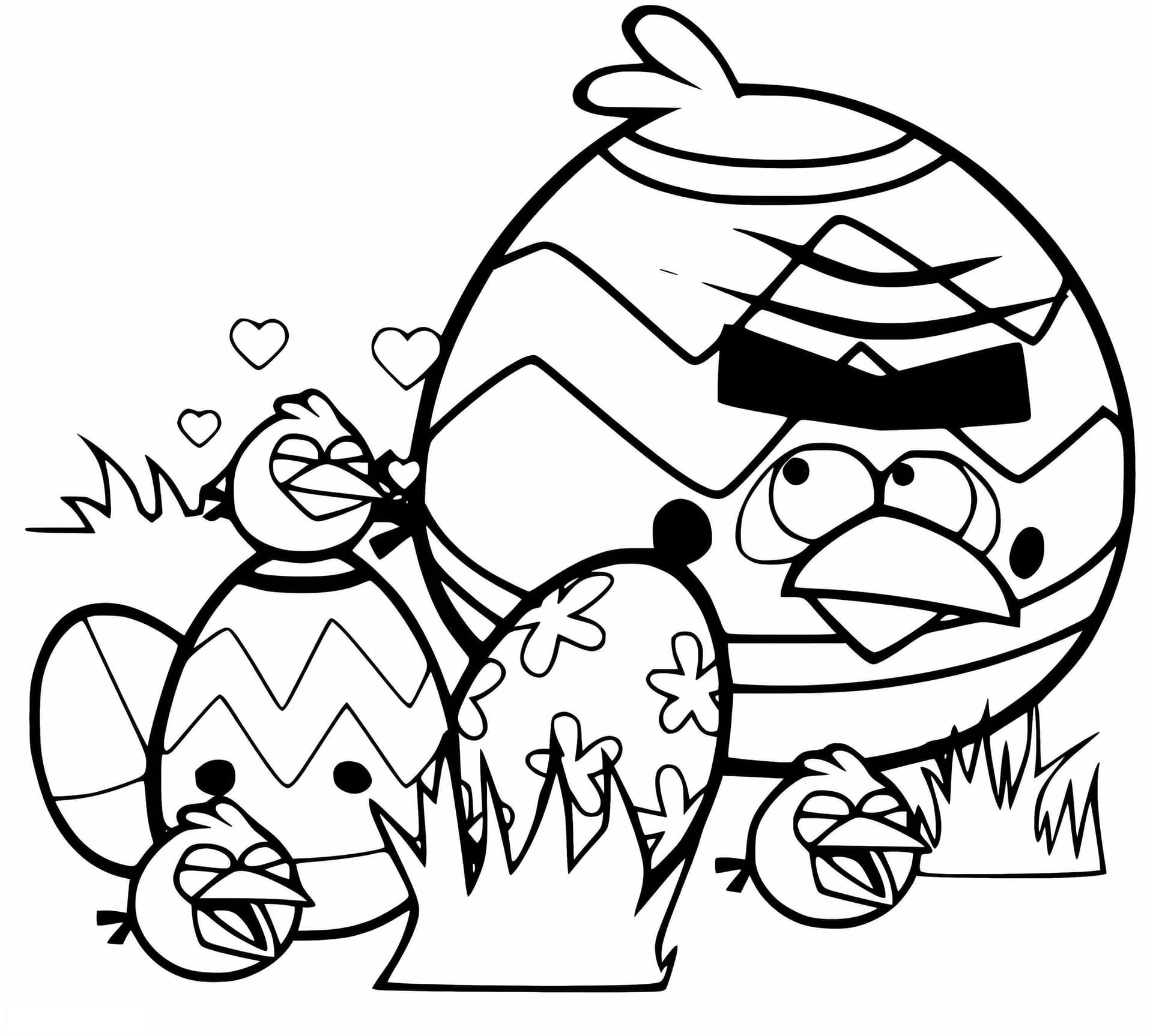 Angry Birds Mit Ostereiern