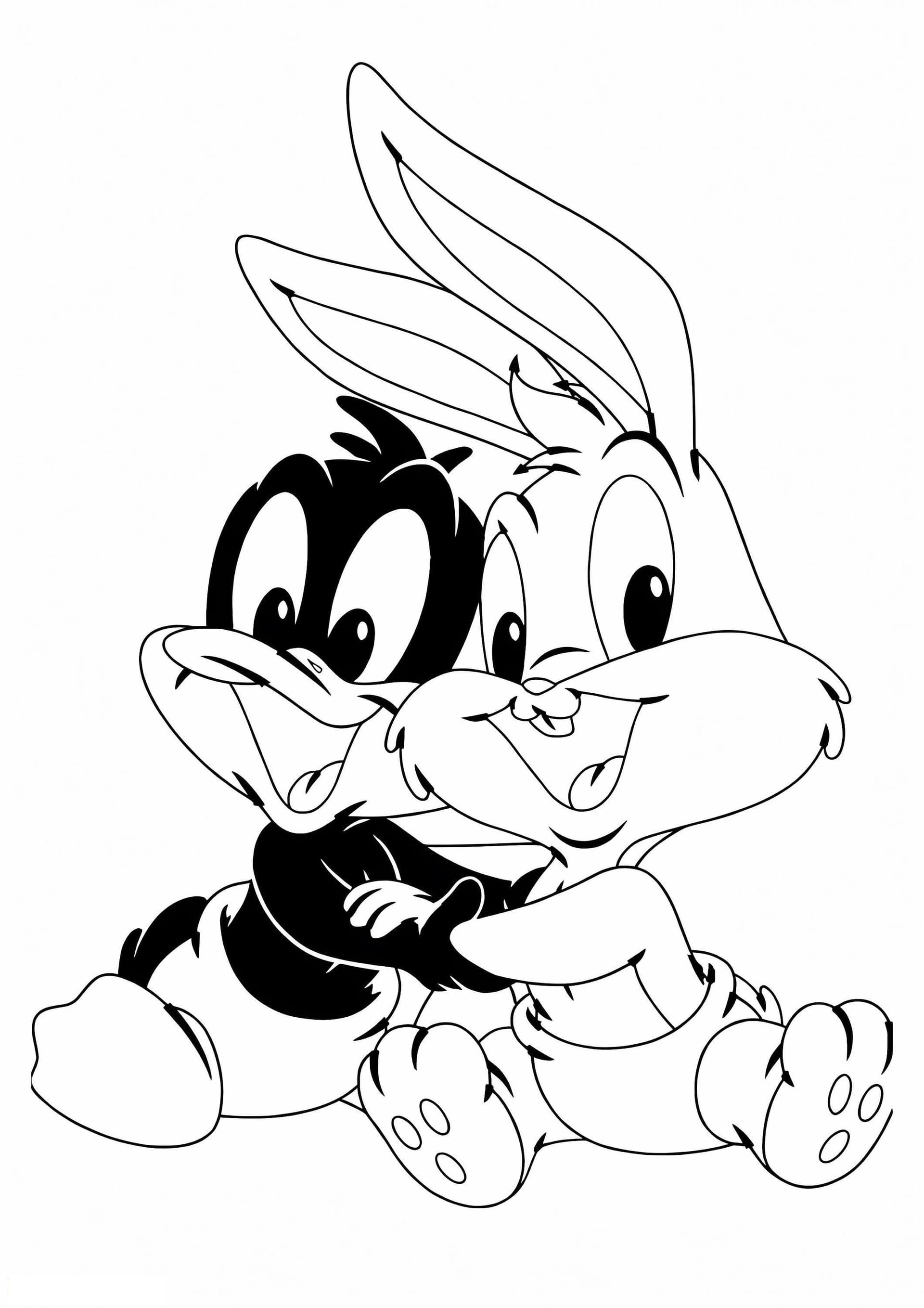 Baby Bugs Bunny And Friend