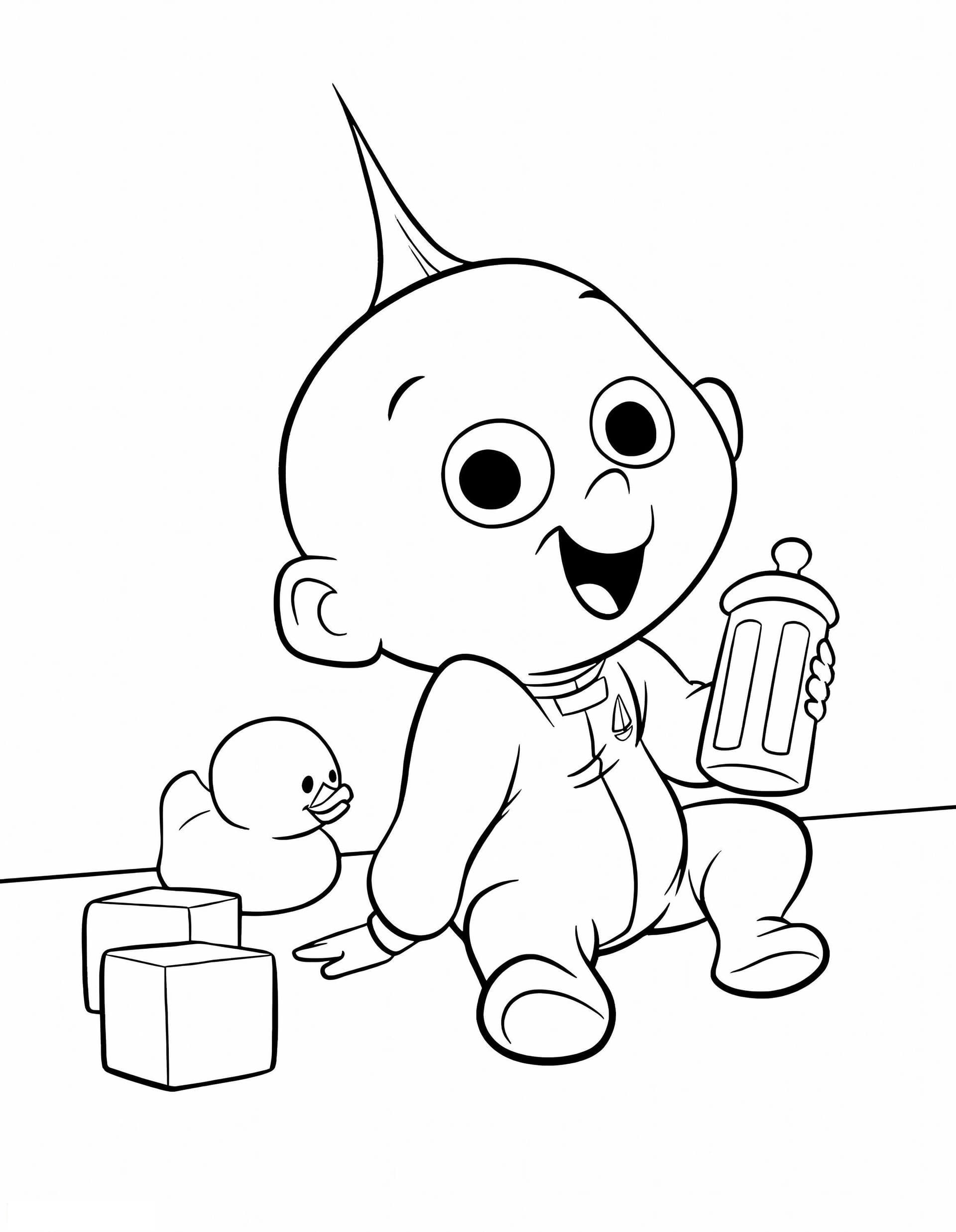 Happy Cartoon Baby
