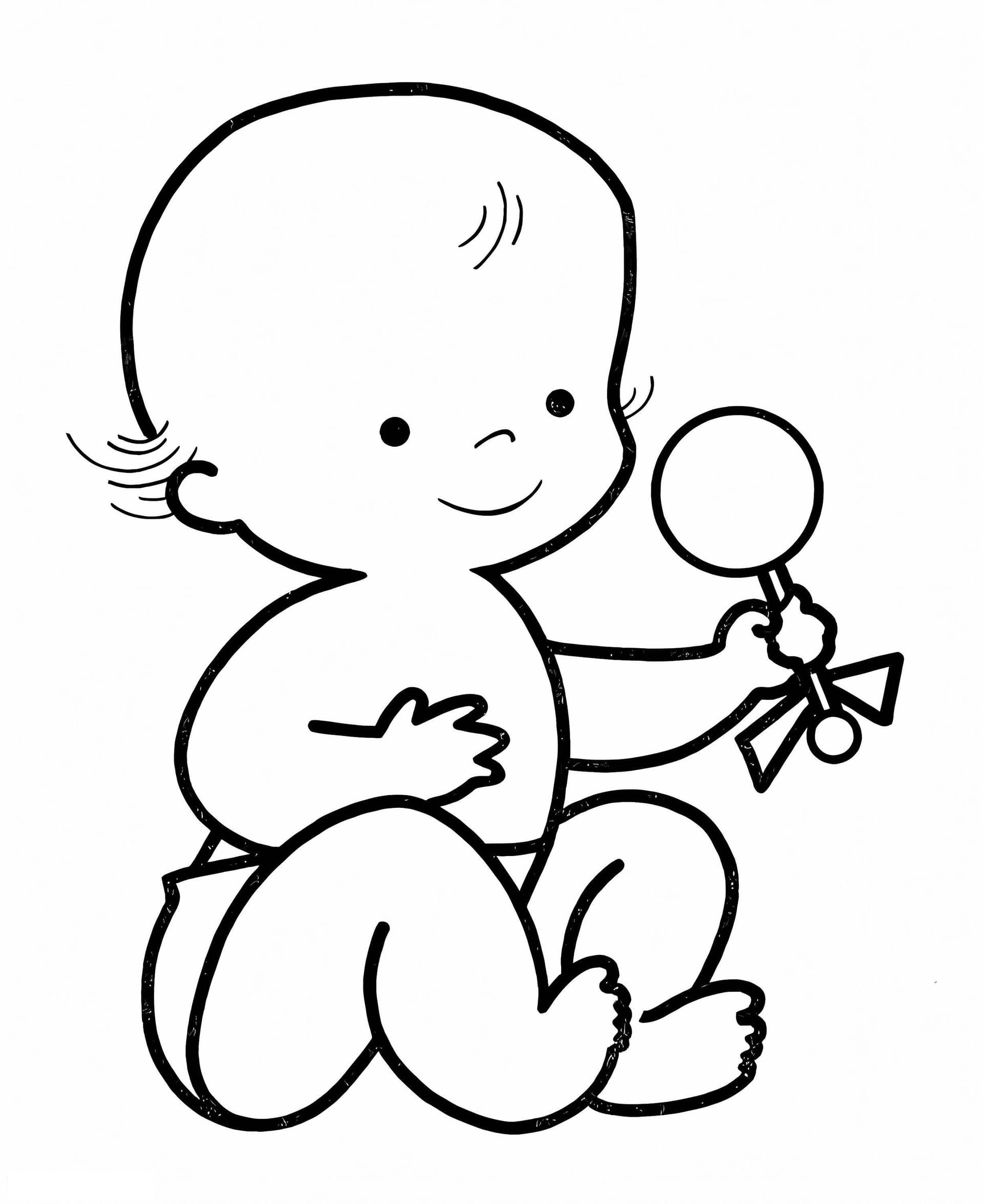 Baby Holding Candy