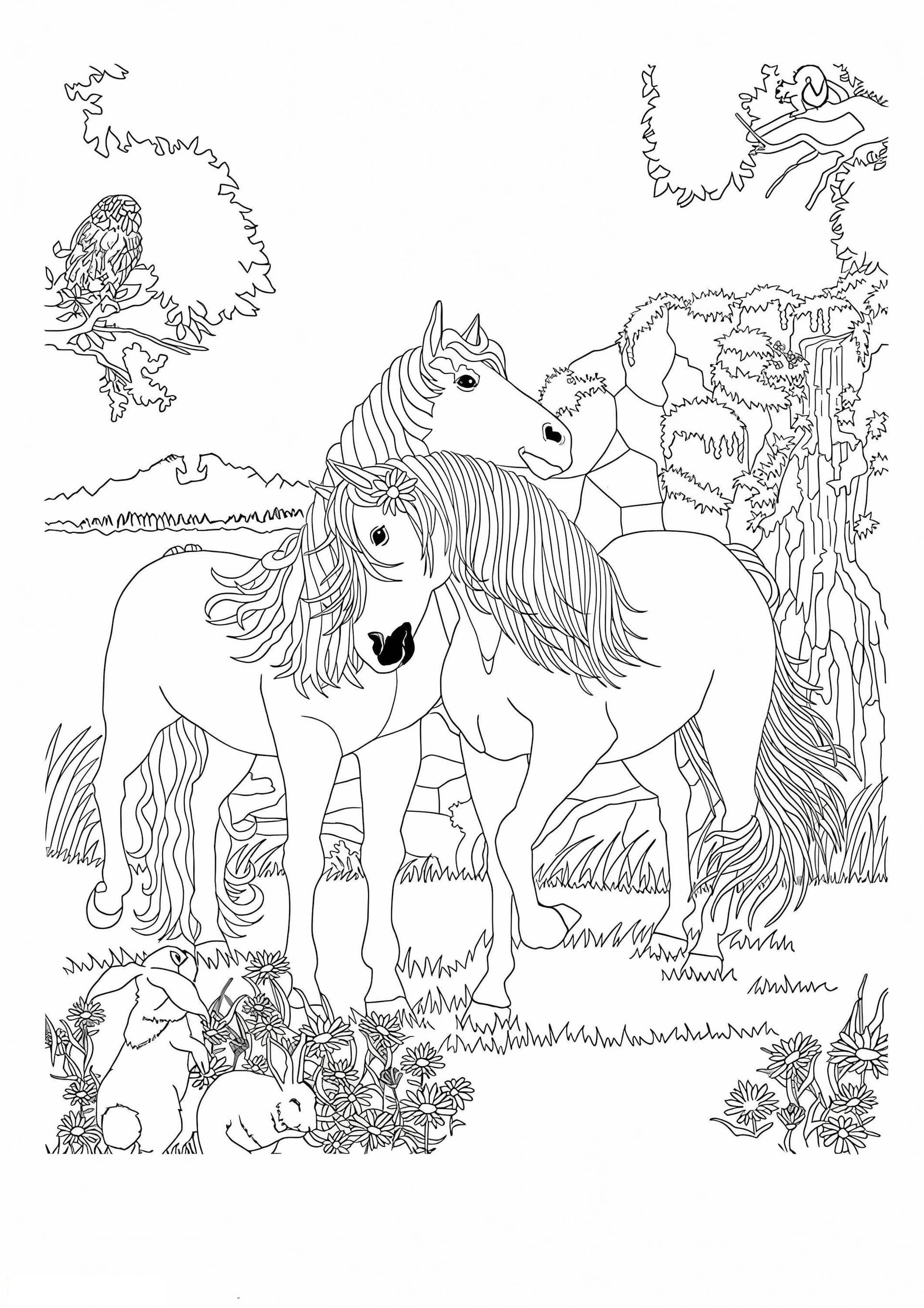 Beautiful Sara And Animal