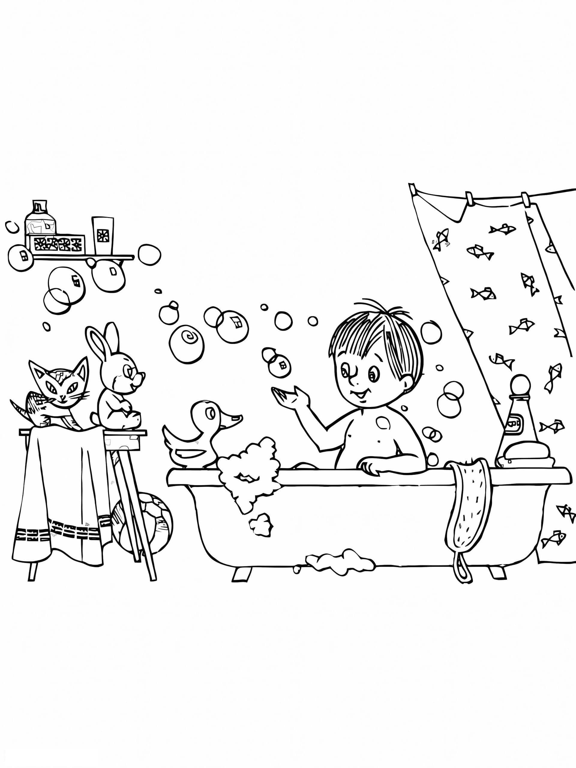 Boy In Tub