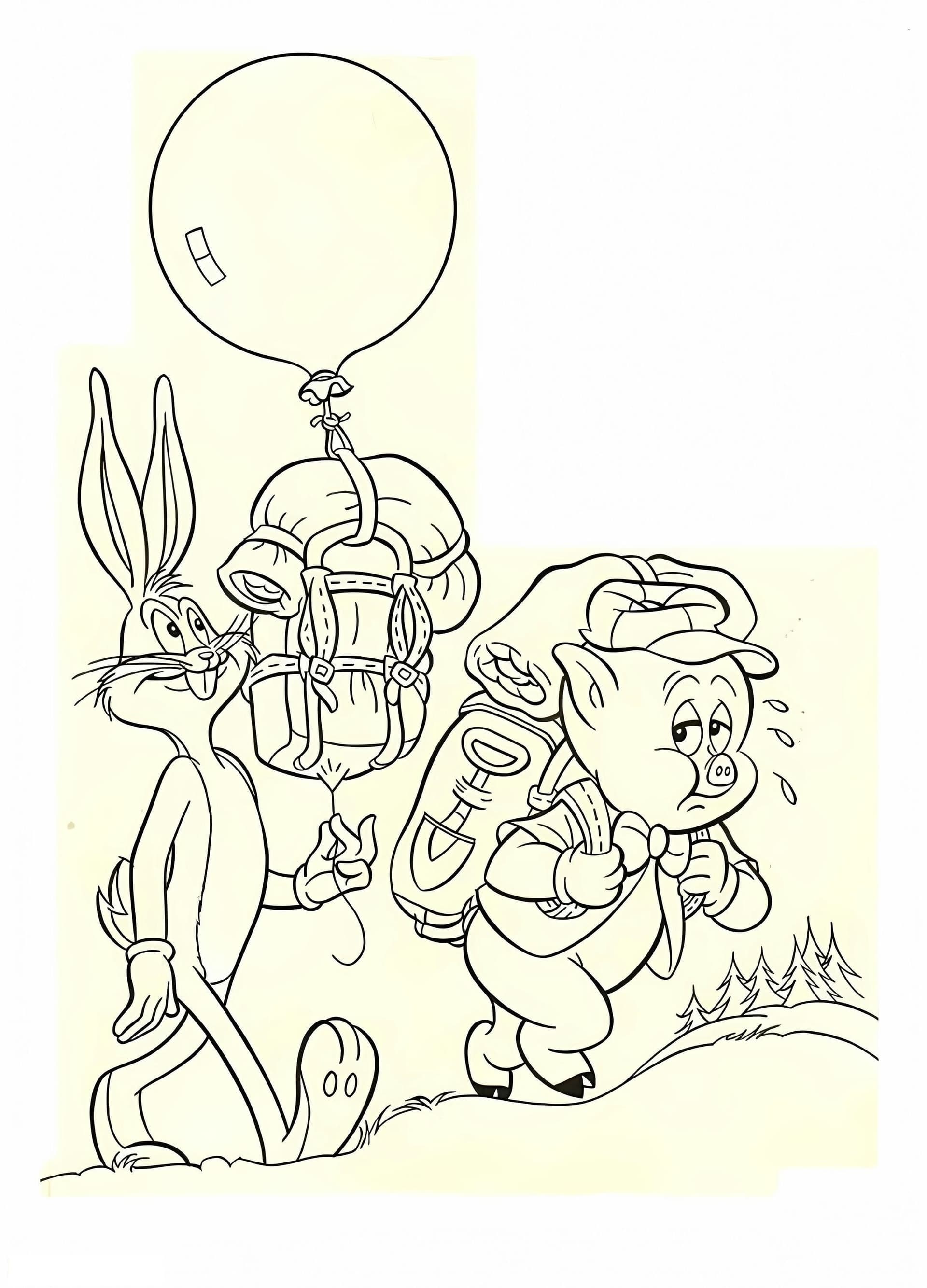 Bug Bunny And Porky Pig