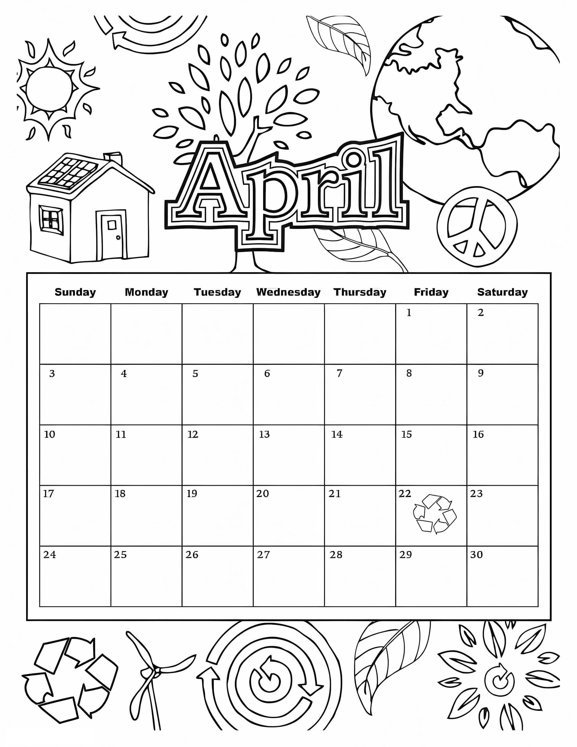 April Calendar