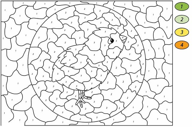 Chick Color By Number