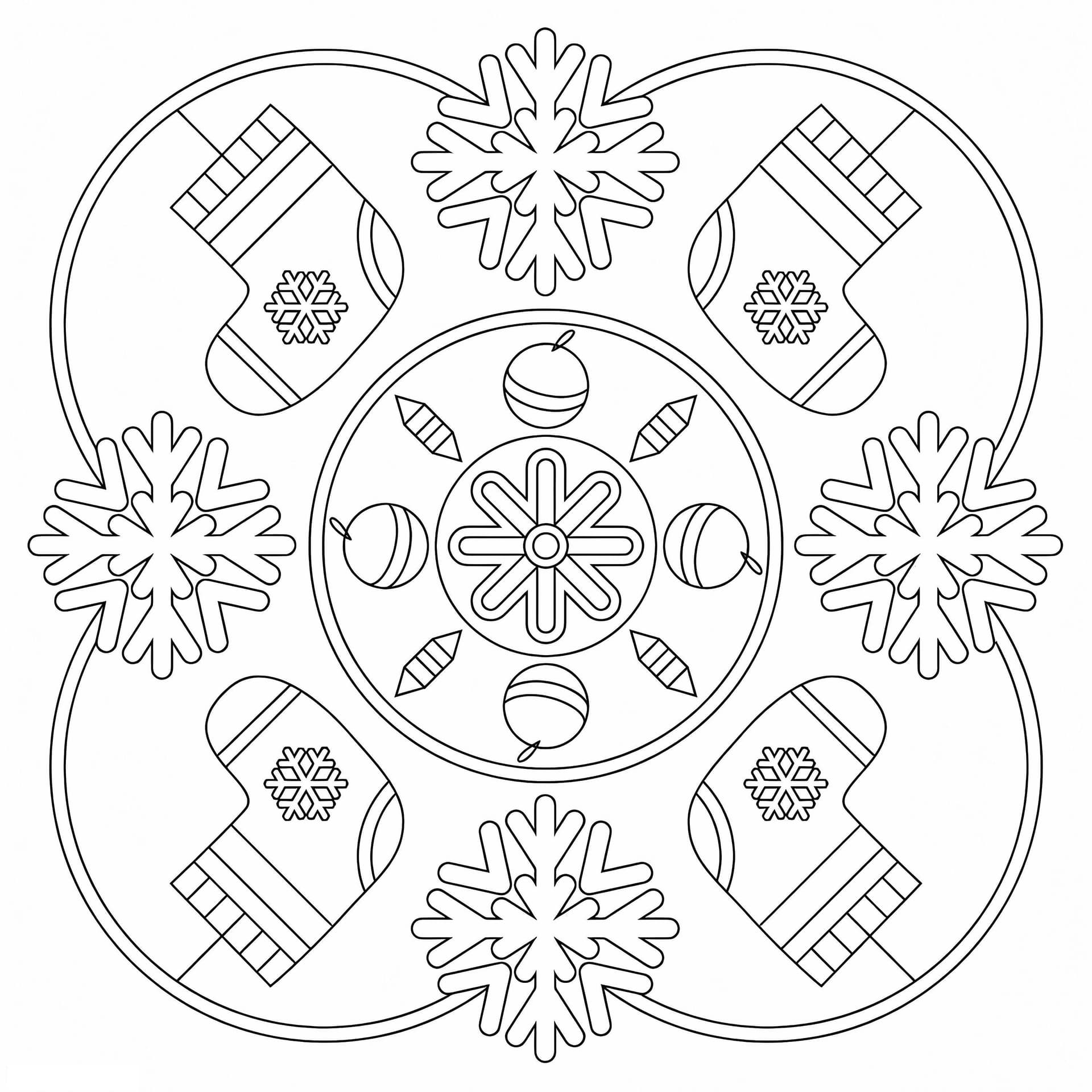Christmas Mandala 5