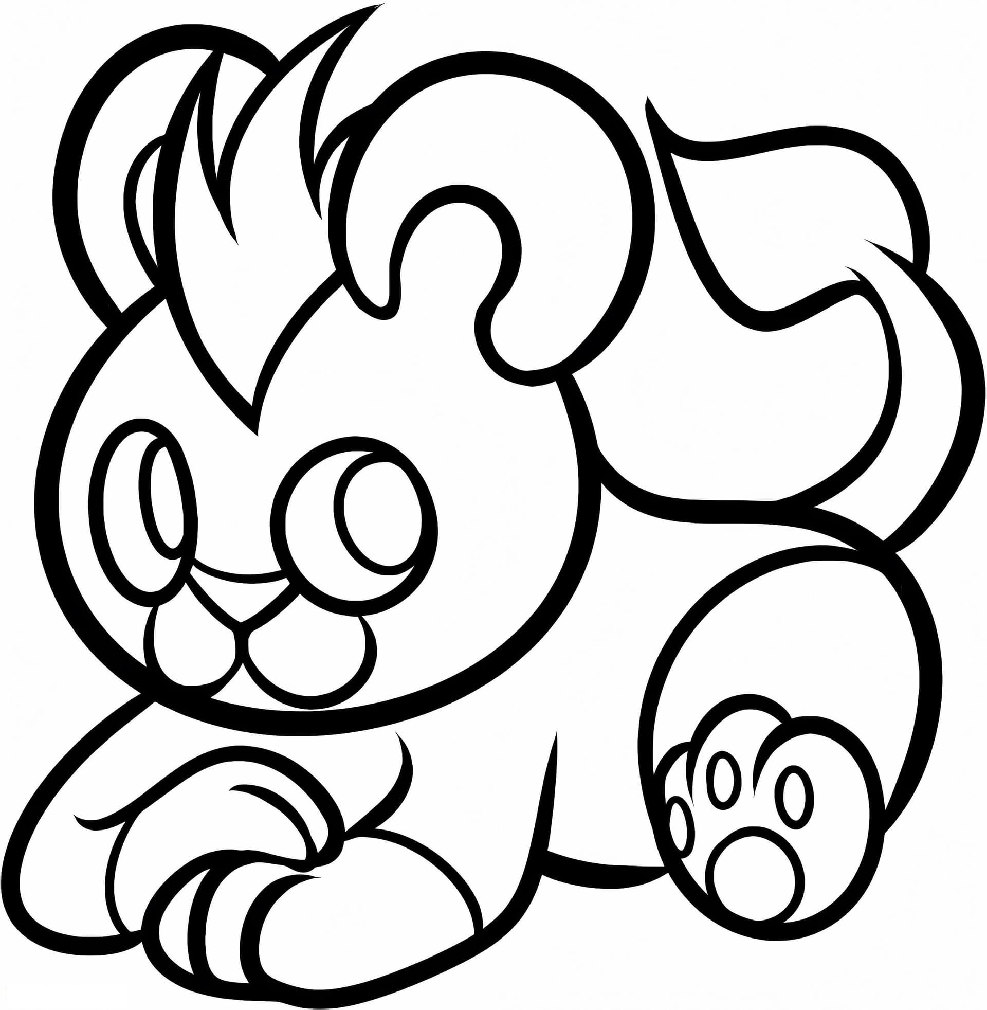 Cute Litleo Pokemon