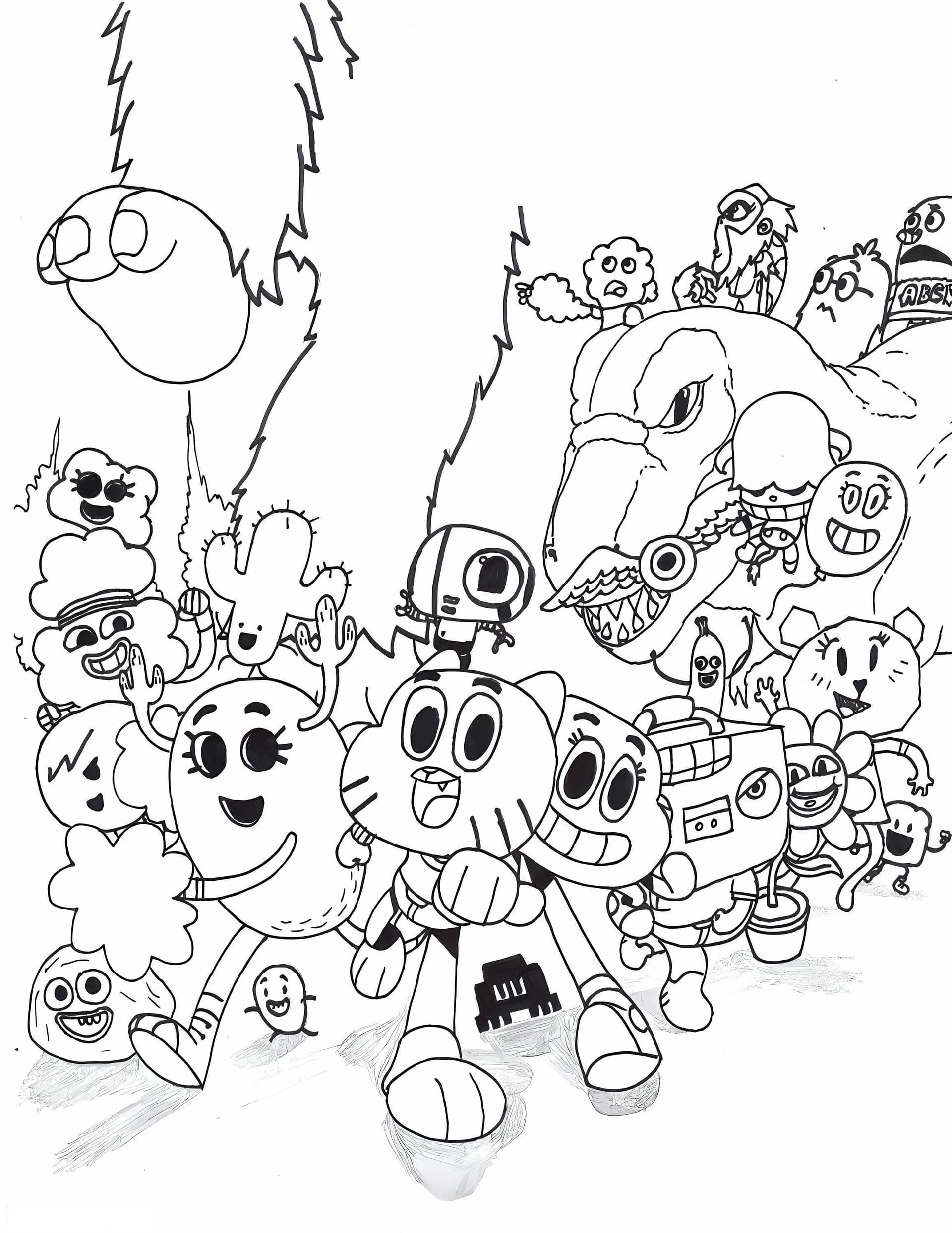 Darwin und Freunde rennen