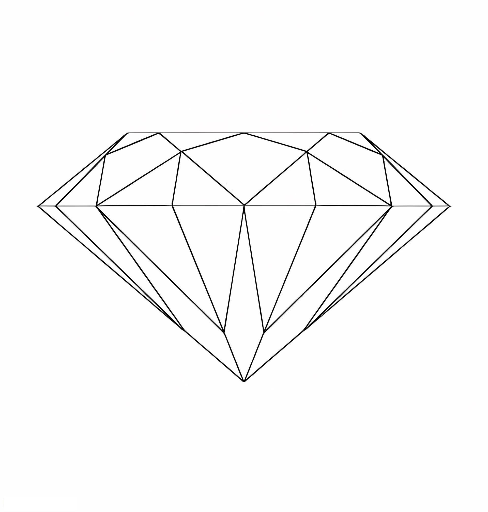 Diamante stampabile gratuito