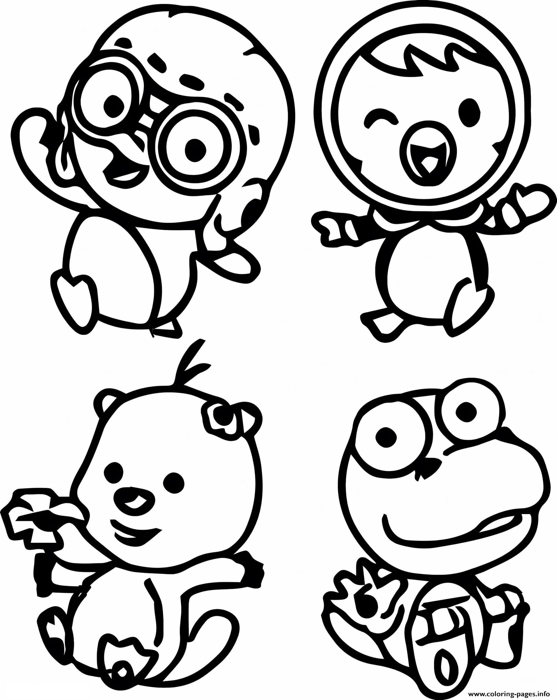 Draw Pororo And His Friends
