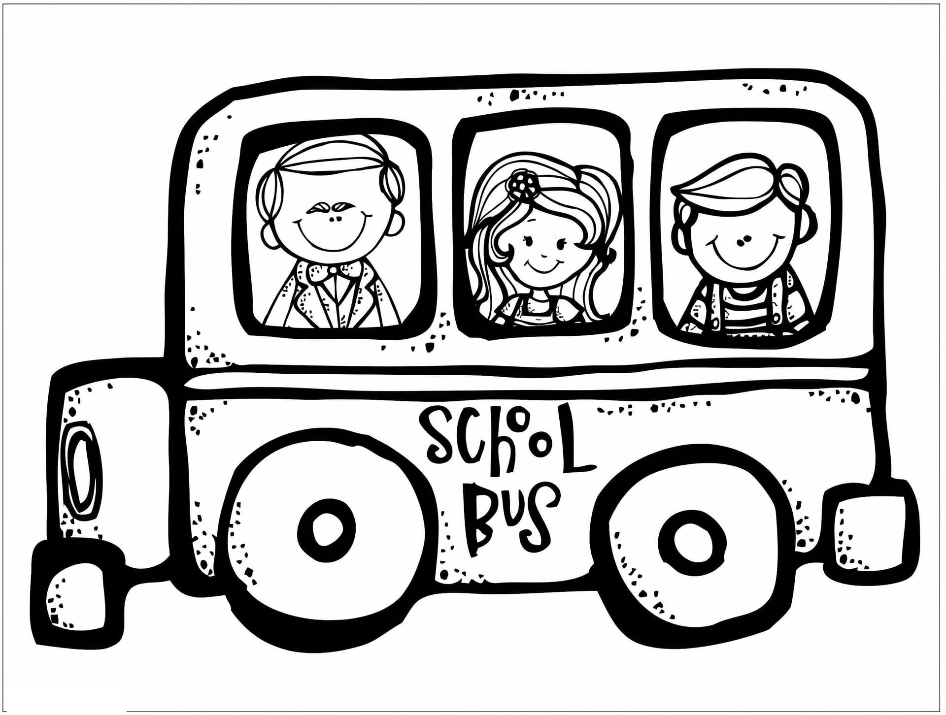 Drawing School Bus