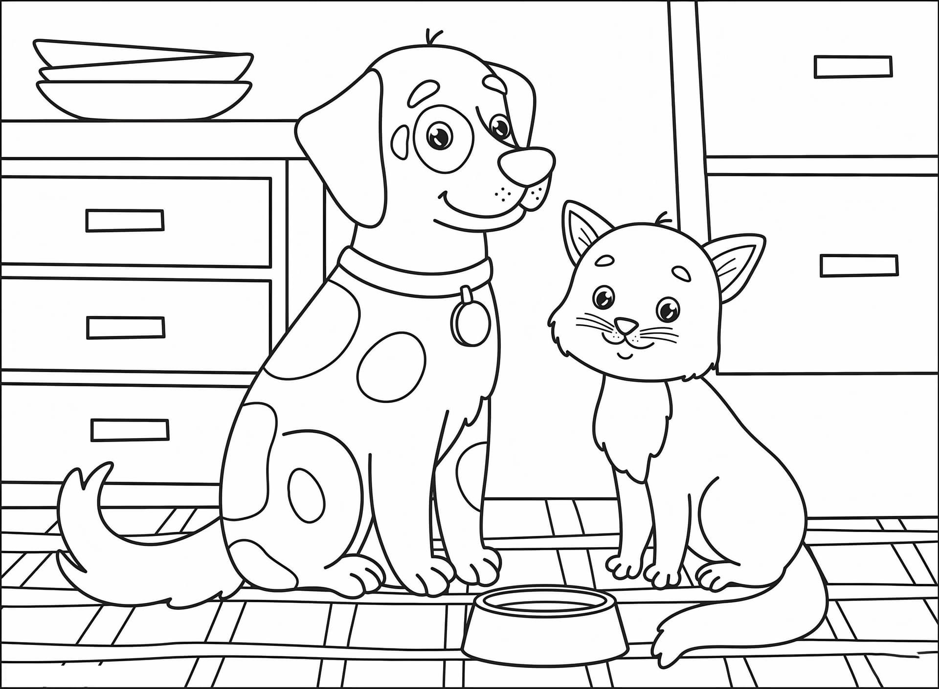 Cane e Gatto In Casa