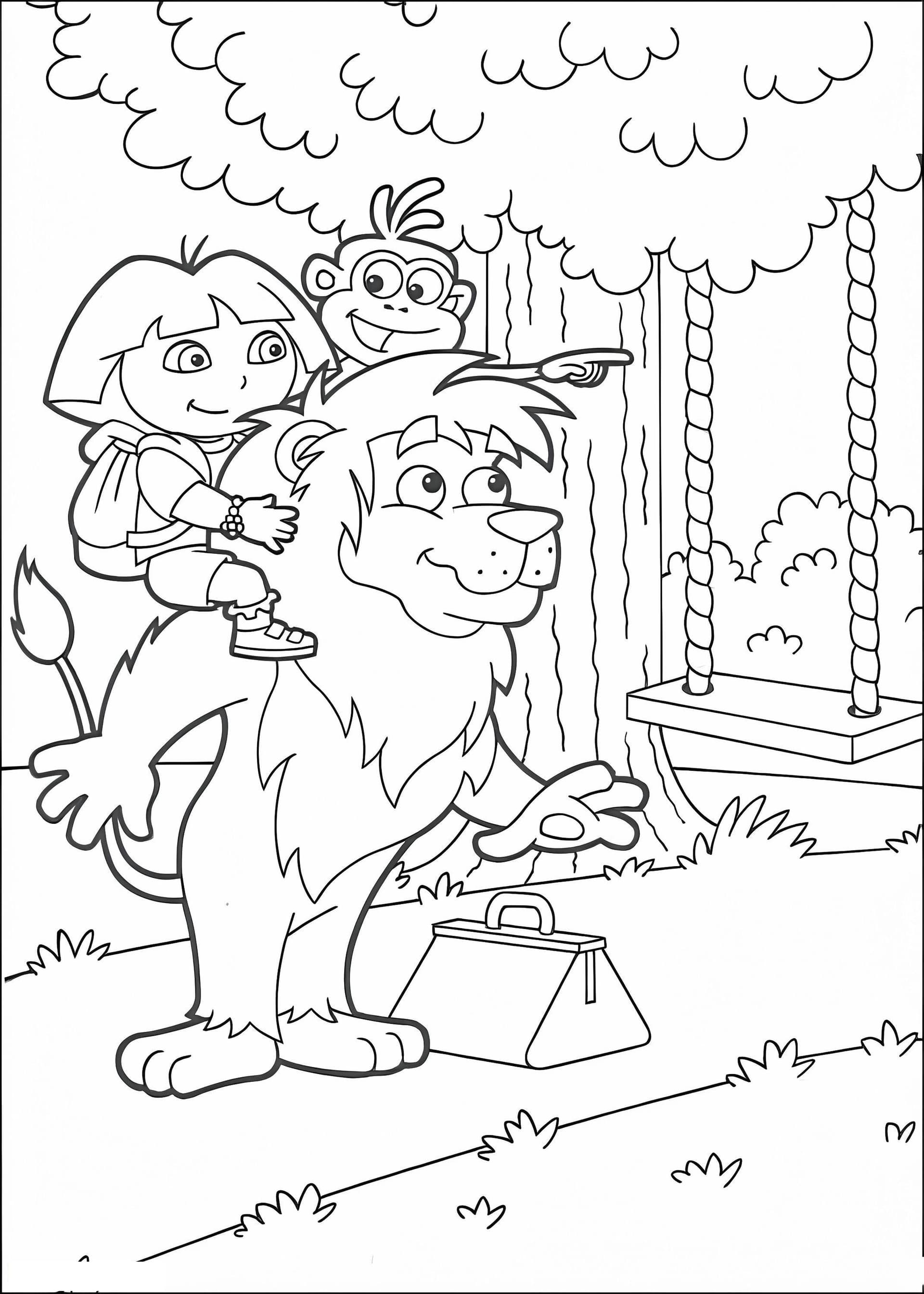 Dora Boots With Lion