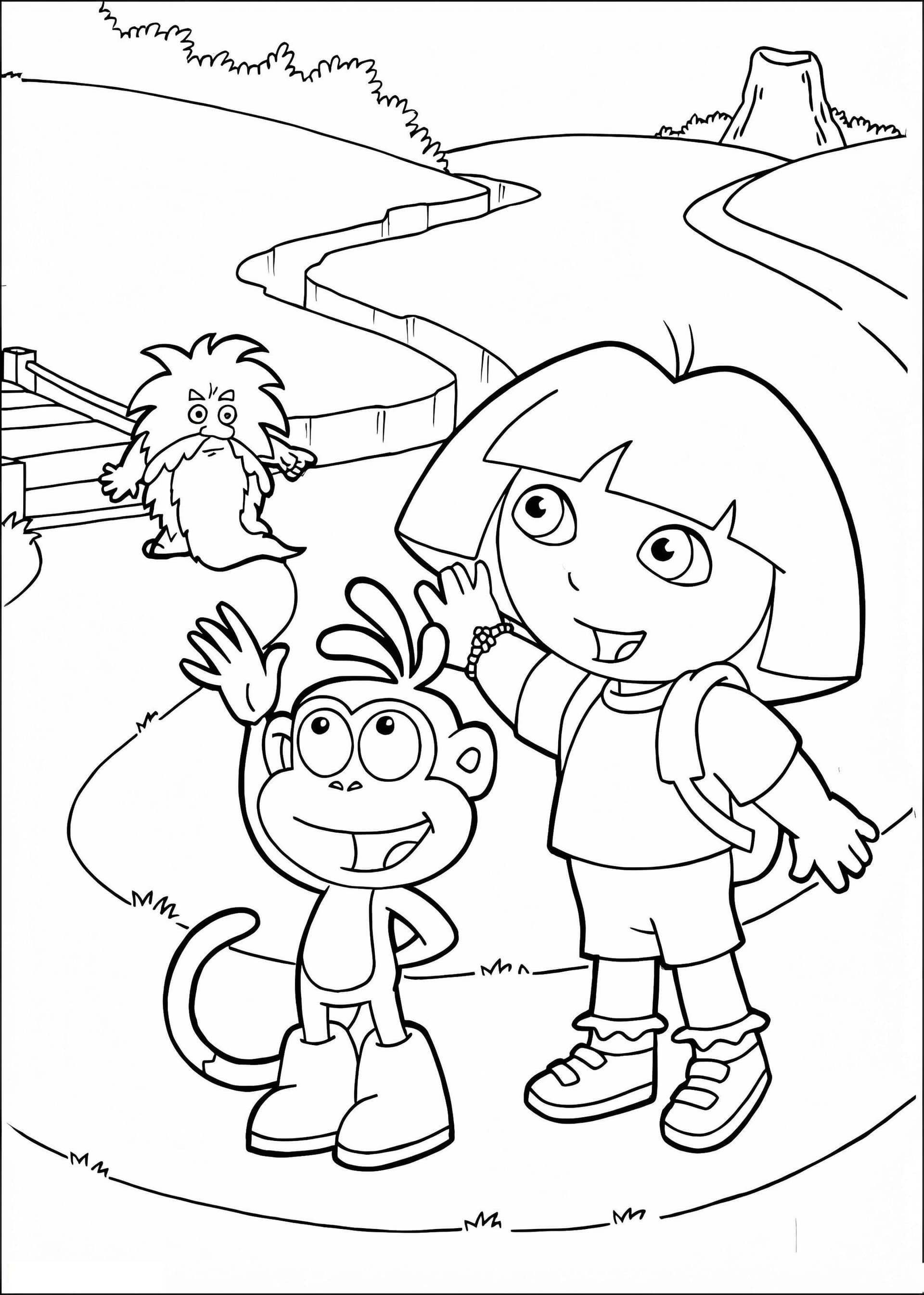 Dora And Grumpy Old Troll