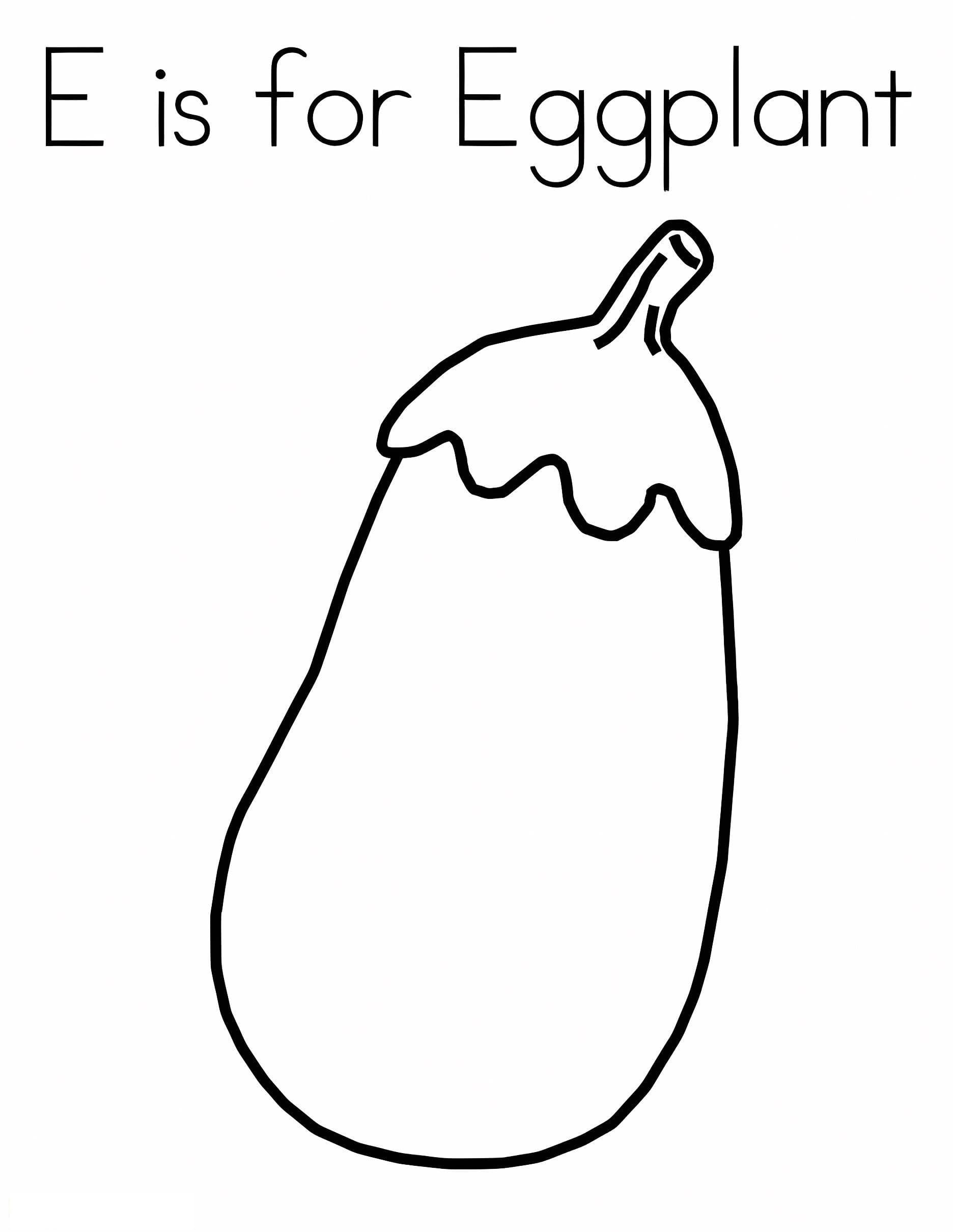 E Is For Eggplant
