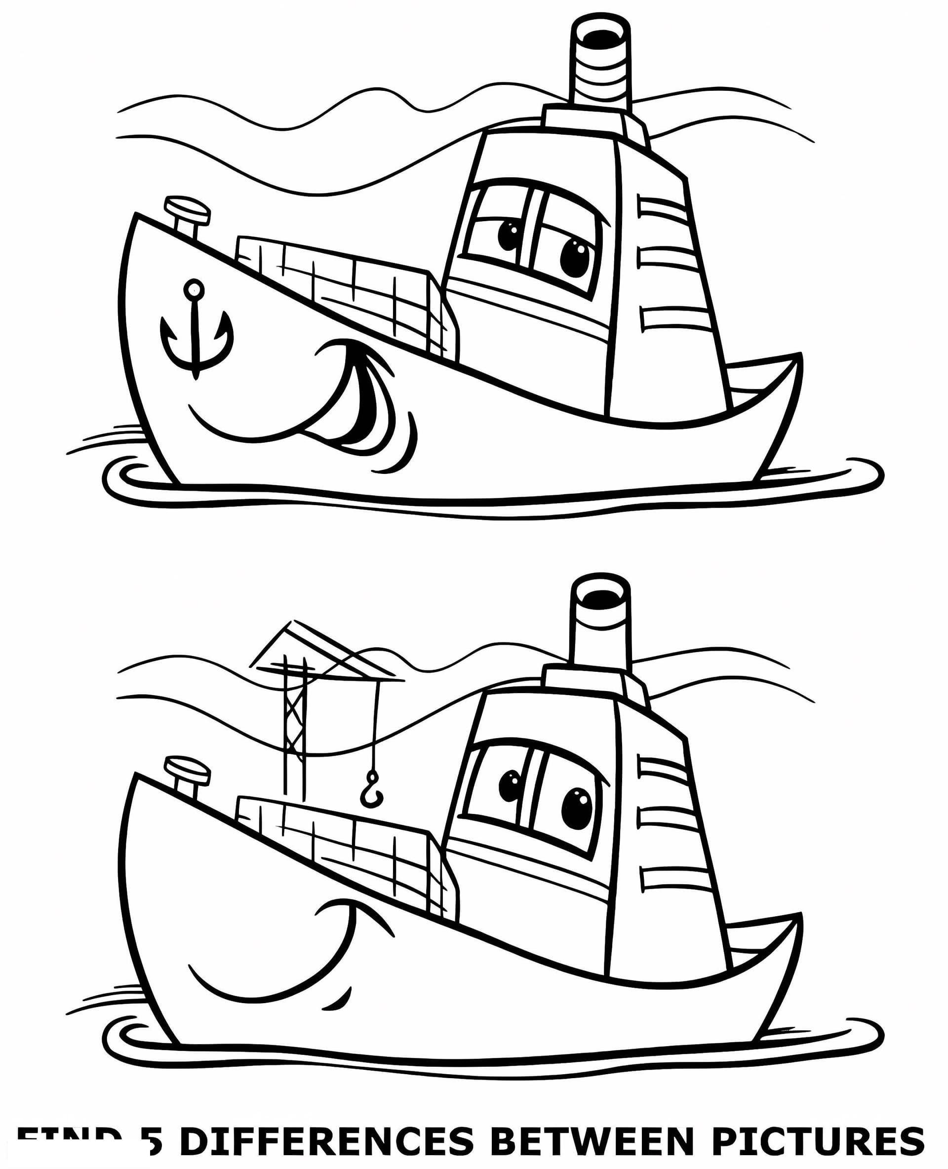 Easy To Find 5 Differences