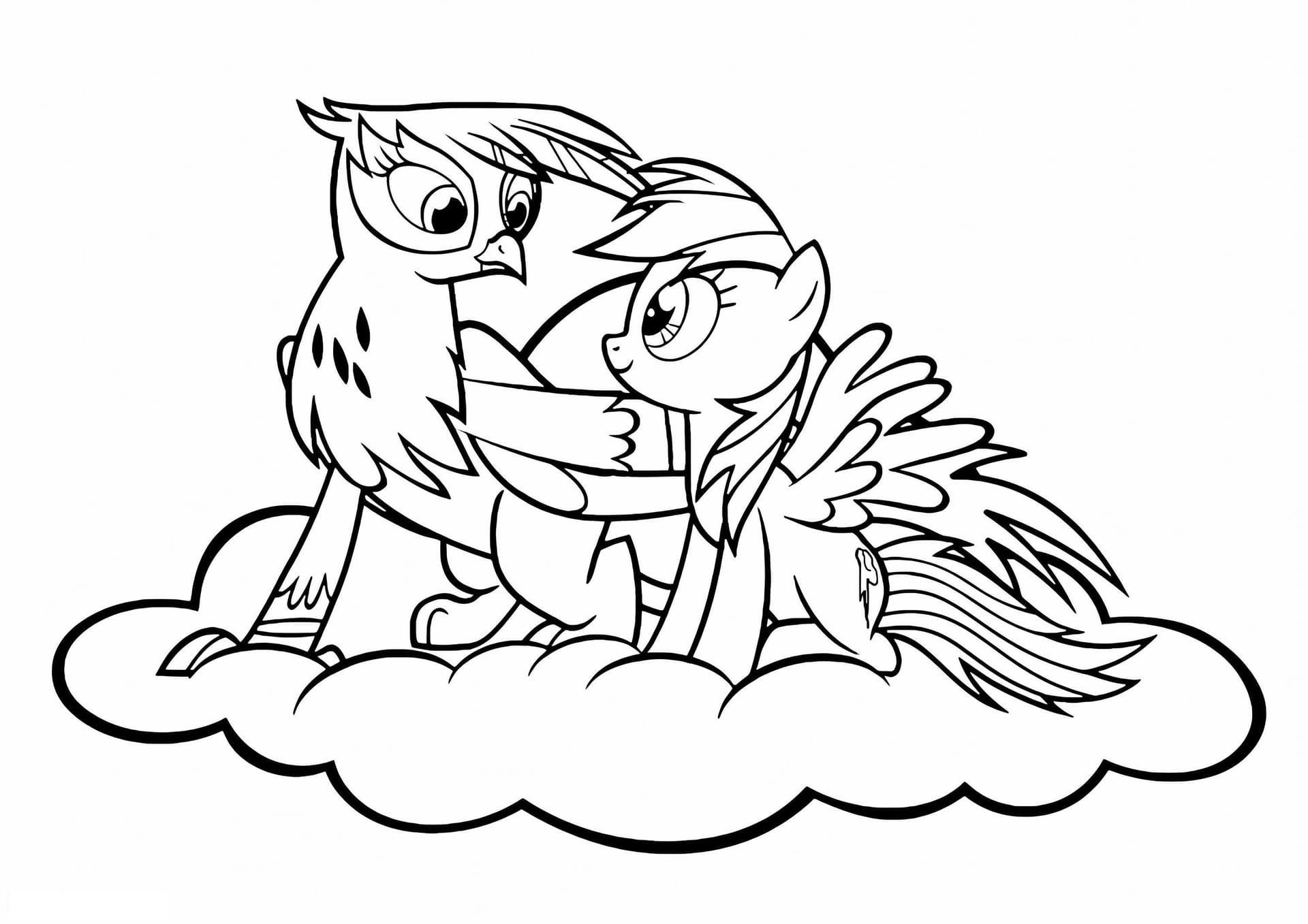 The Griffon Gilda On A Cloud