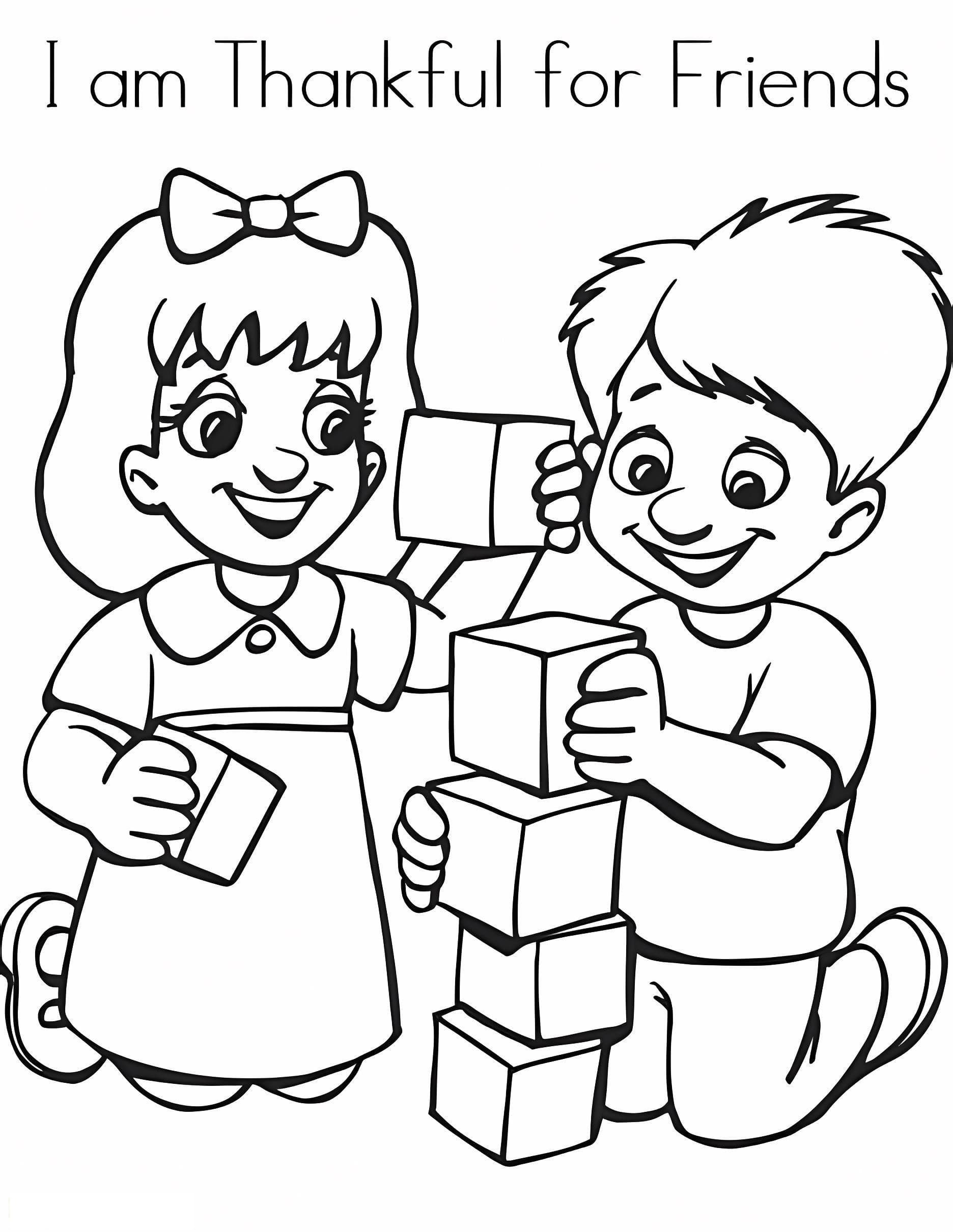 Ich bin dankbar für Freunde