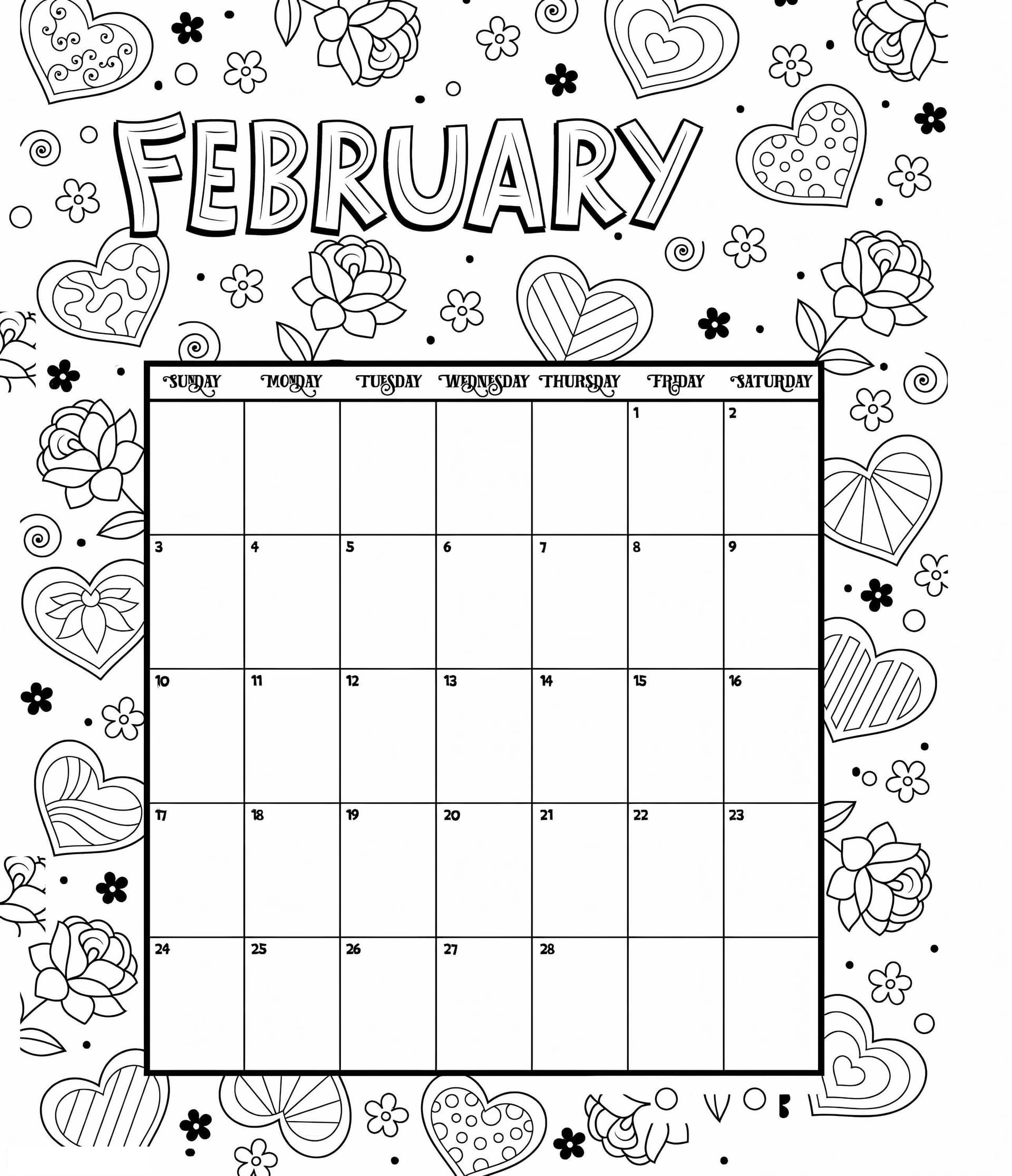 February Calendar