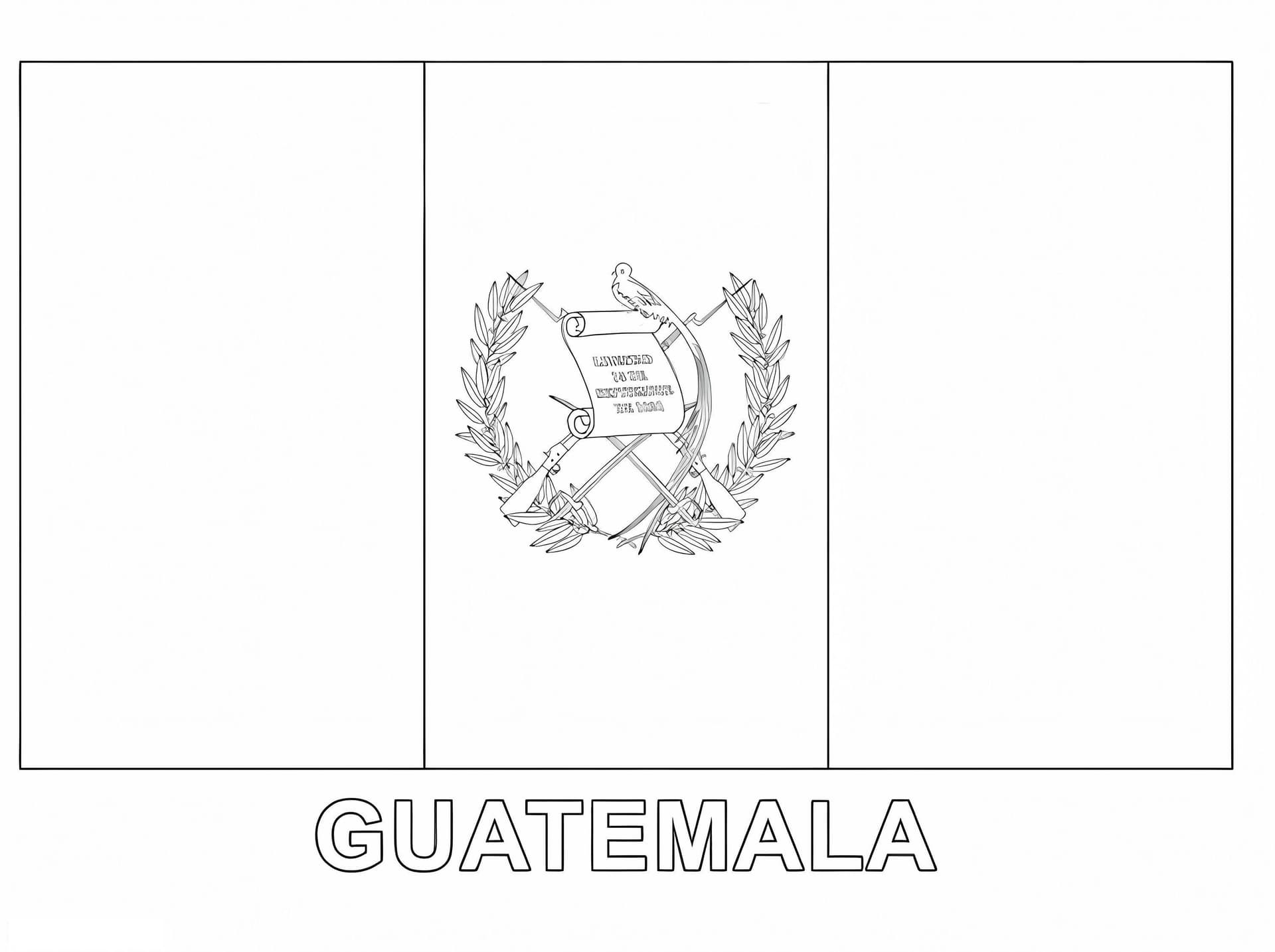 Flagge Von Guatemala