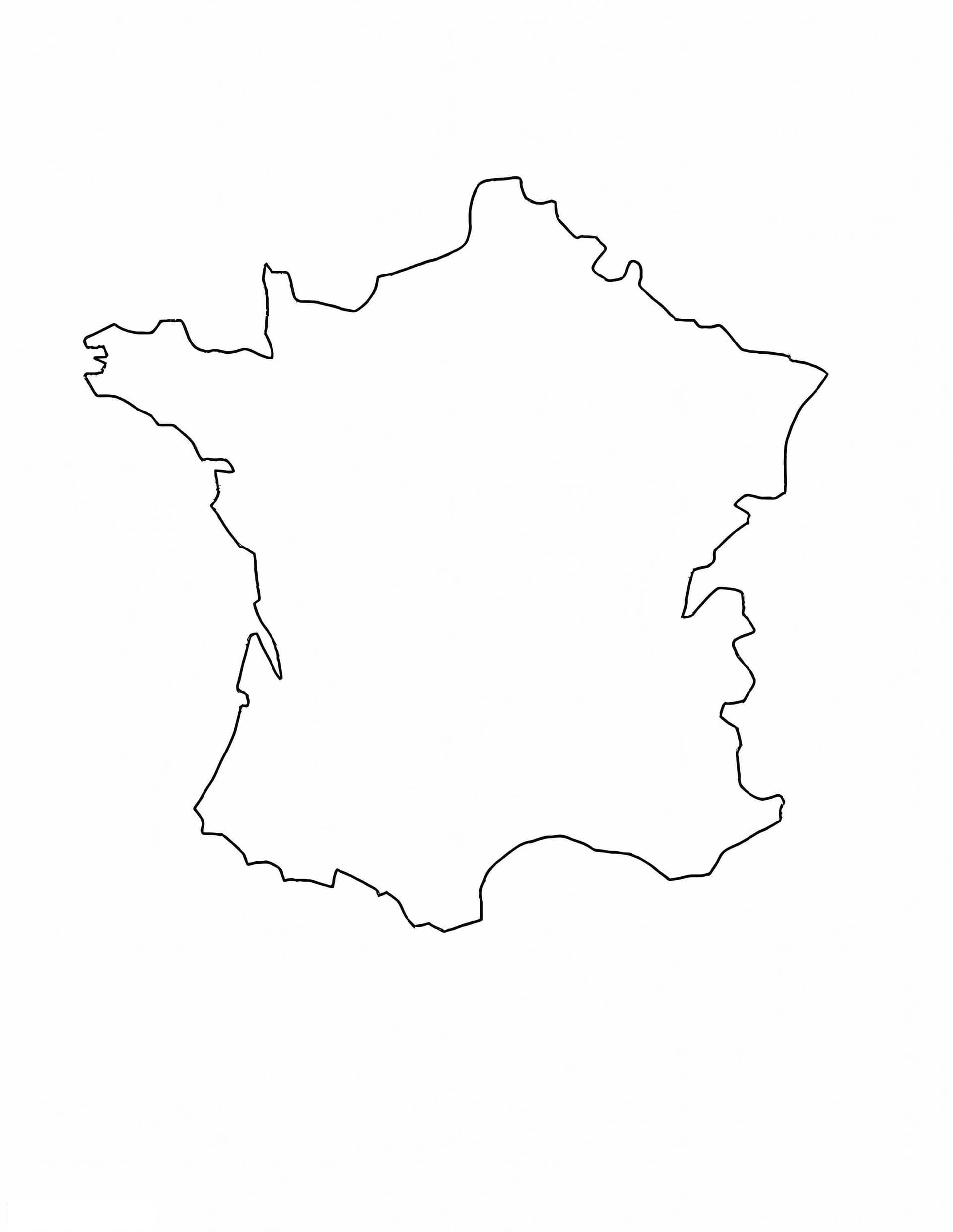 Frankreich Karte 2