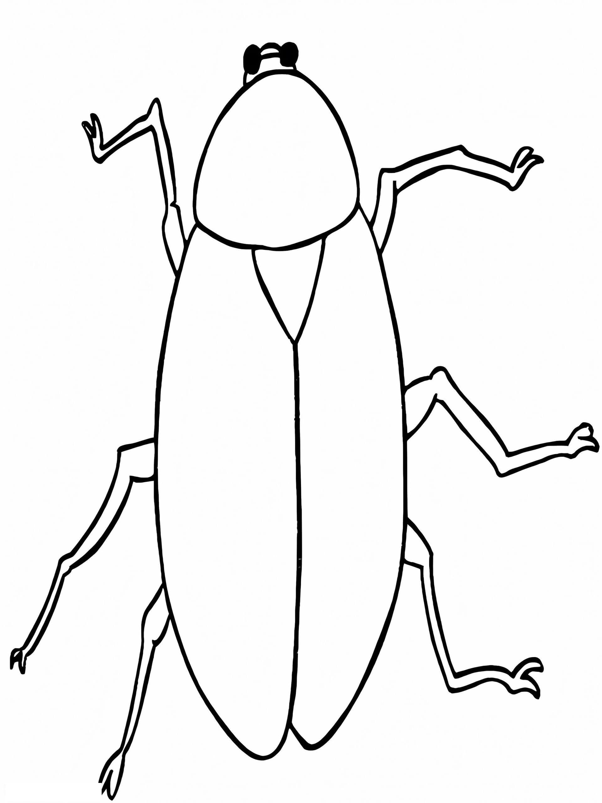 Free Printable Cockroach
