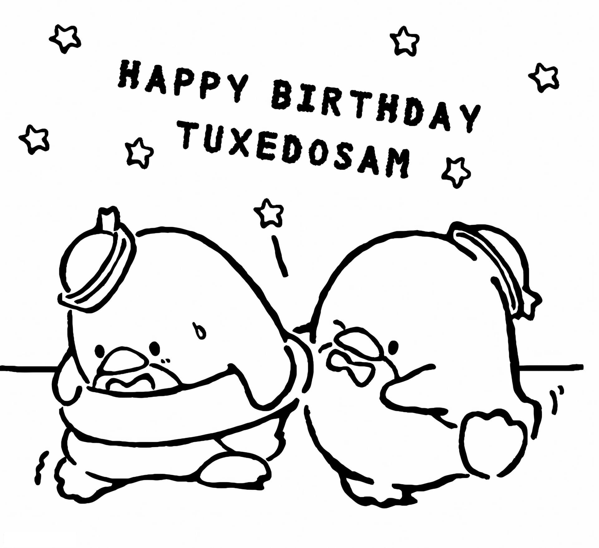 Alles Gute Zum Geburtstag Tuxedo Sam