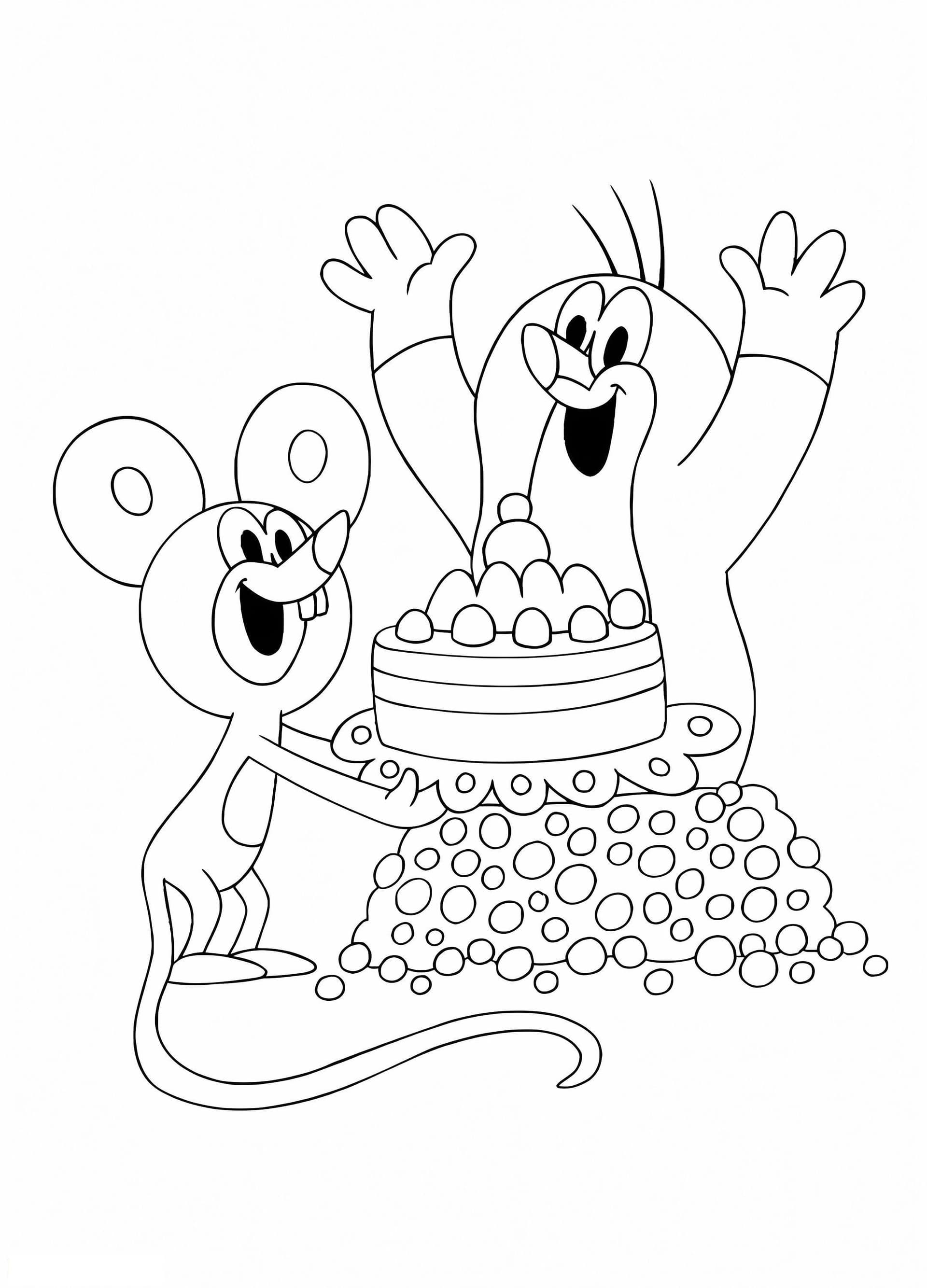 Happy Krtek And Mouse