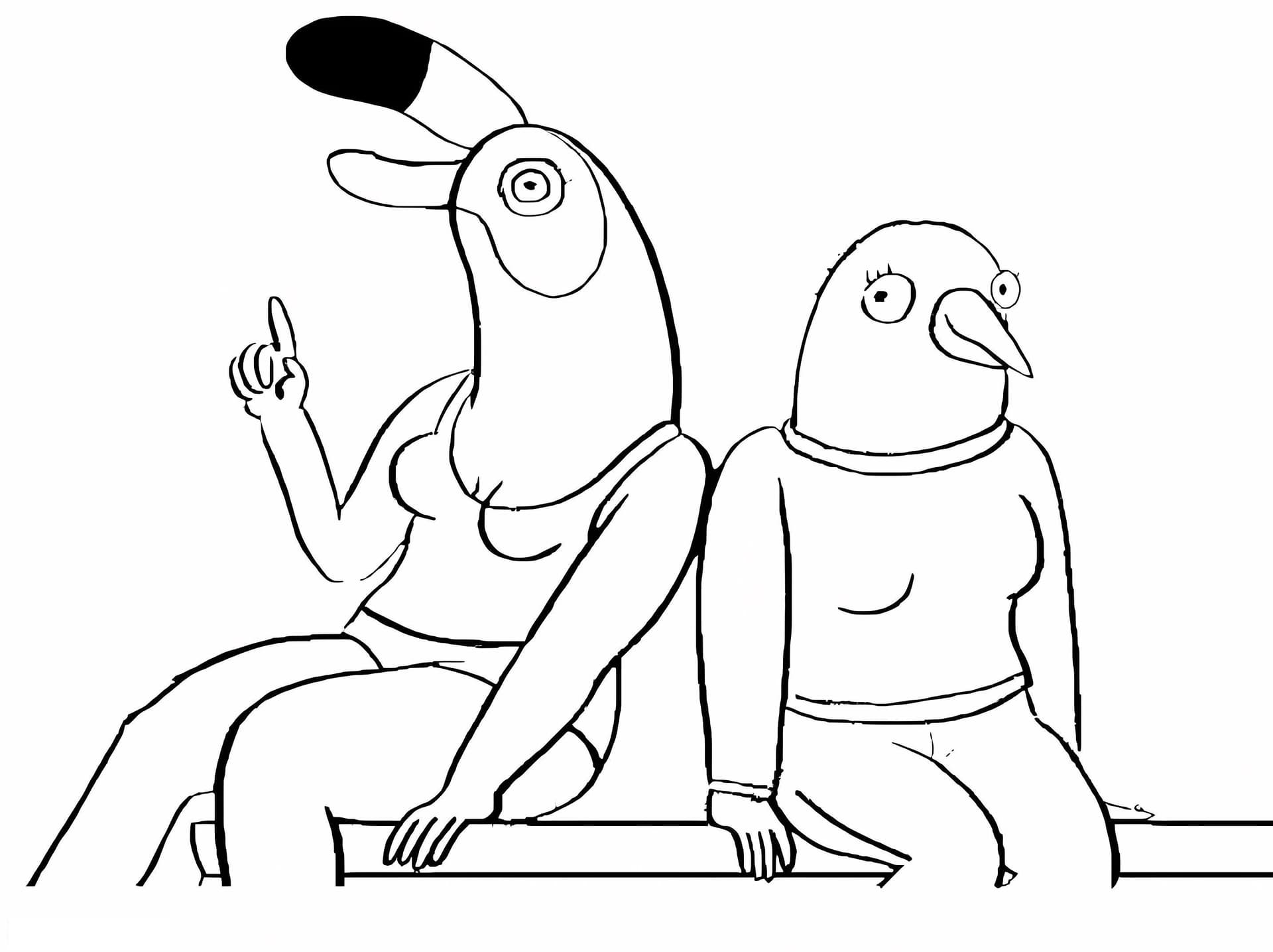 Happy Tuca And Bertie