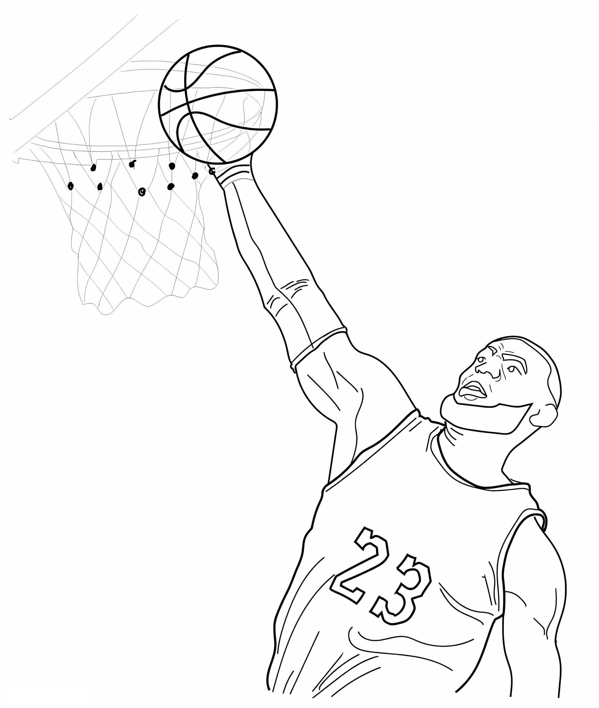 Lebron James Dunking