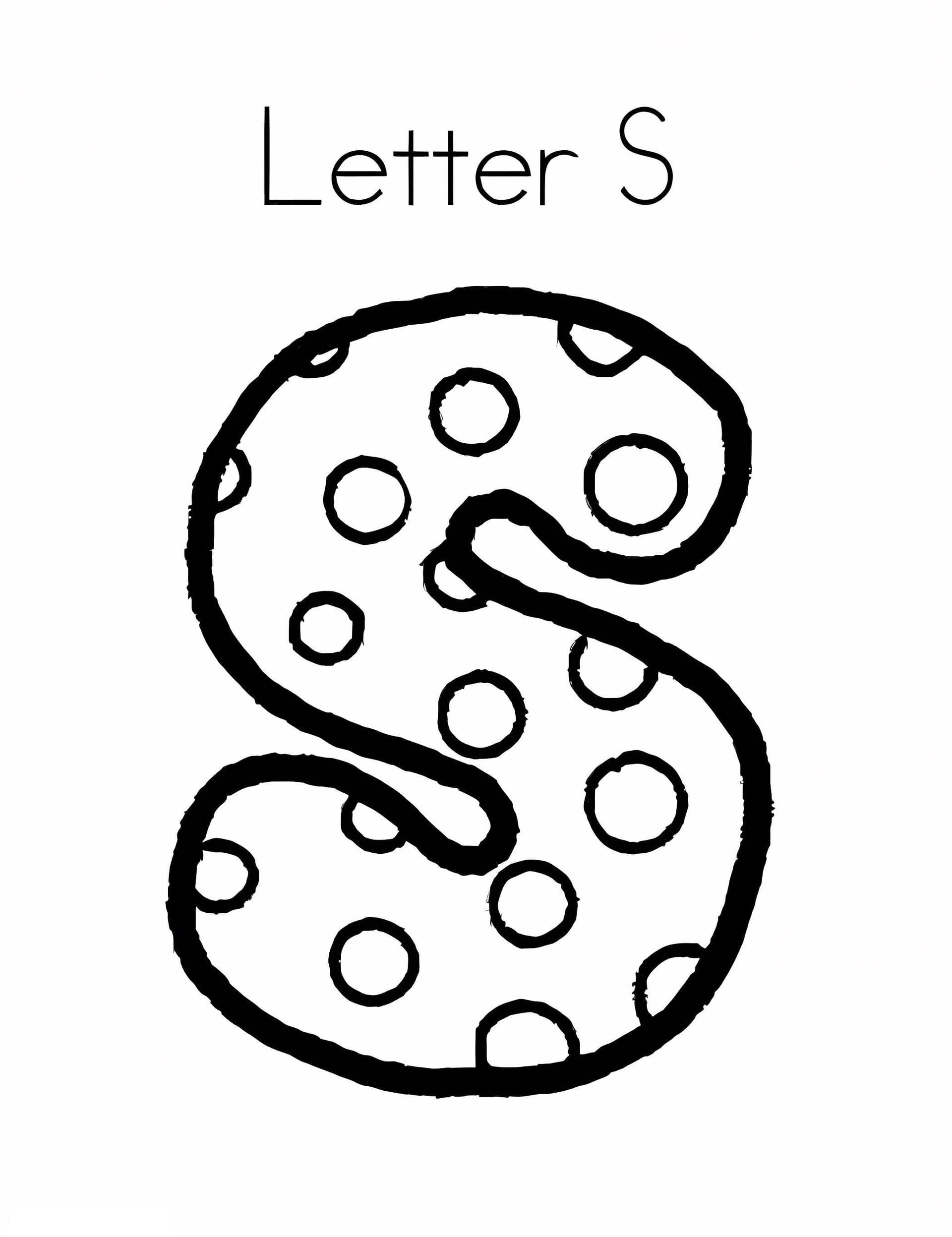 Letter S Lunares