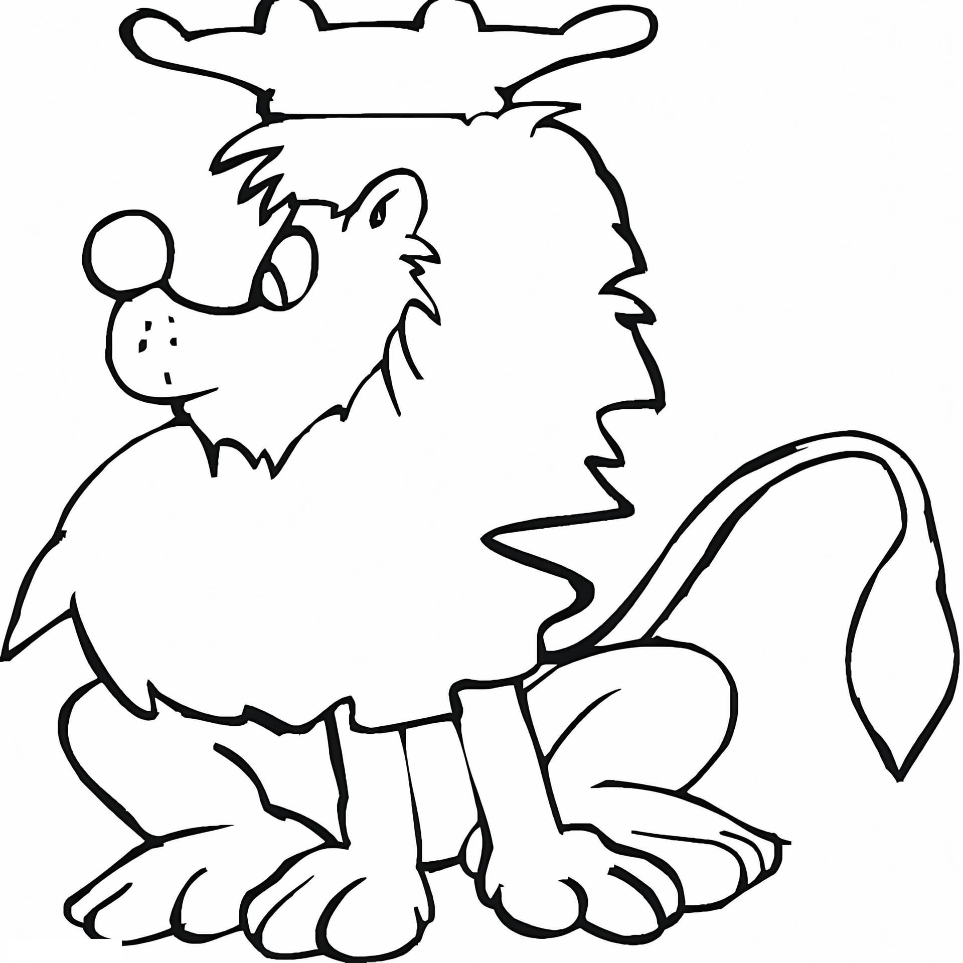 Löwe mit Krone