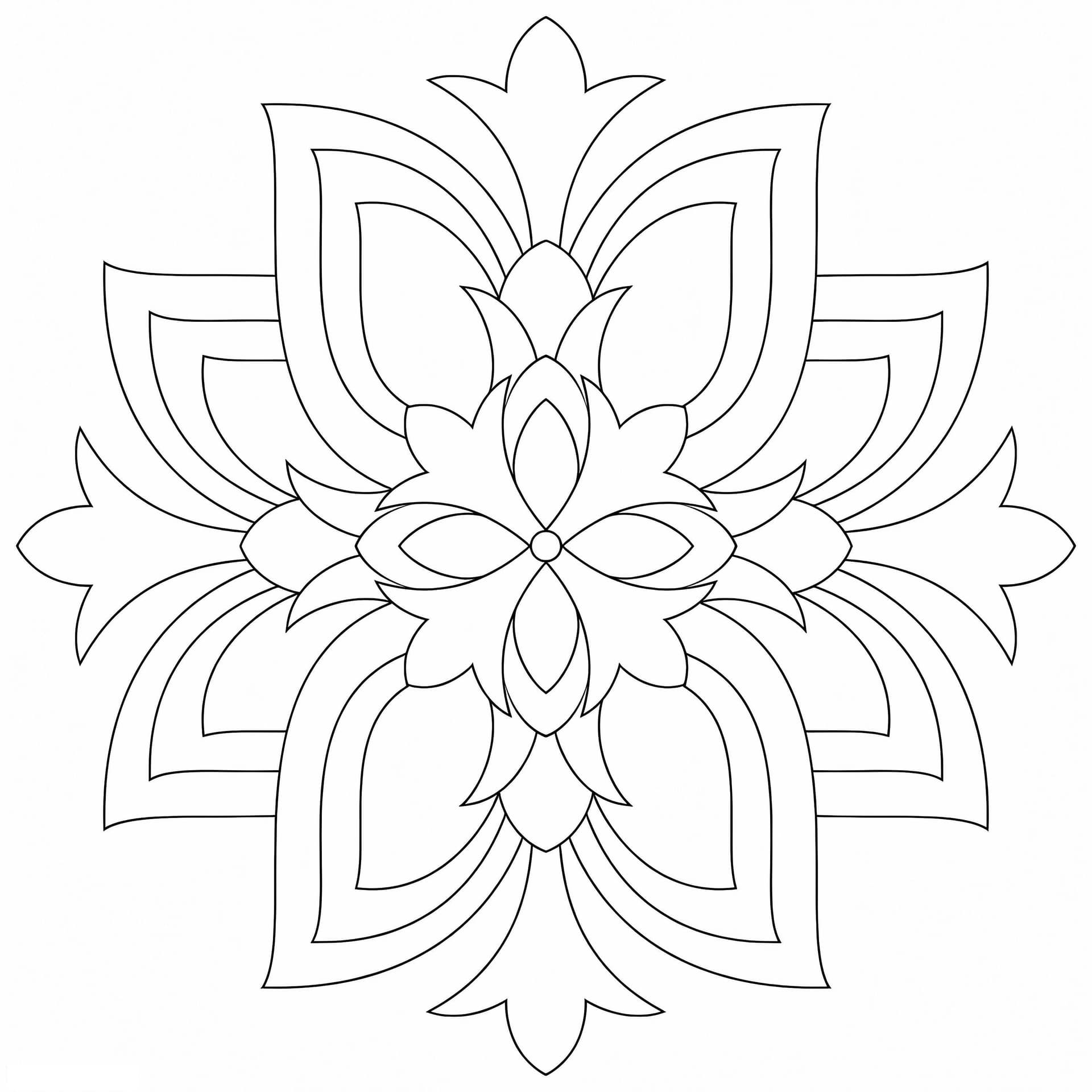 Цветок лотоса Мандала