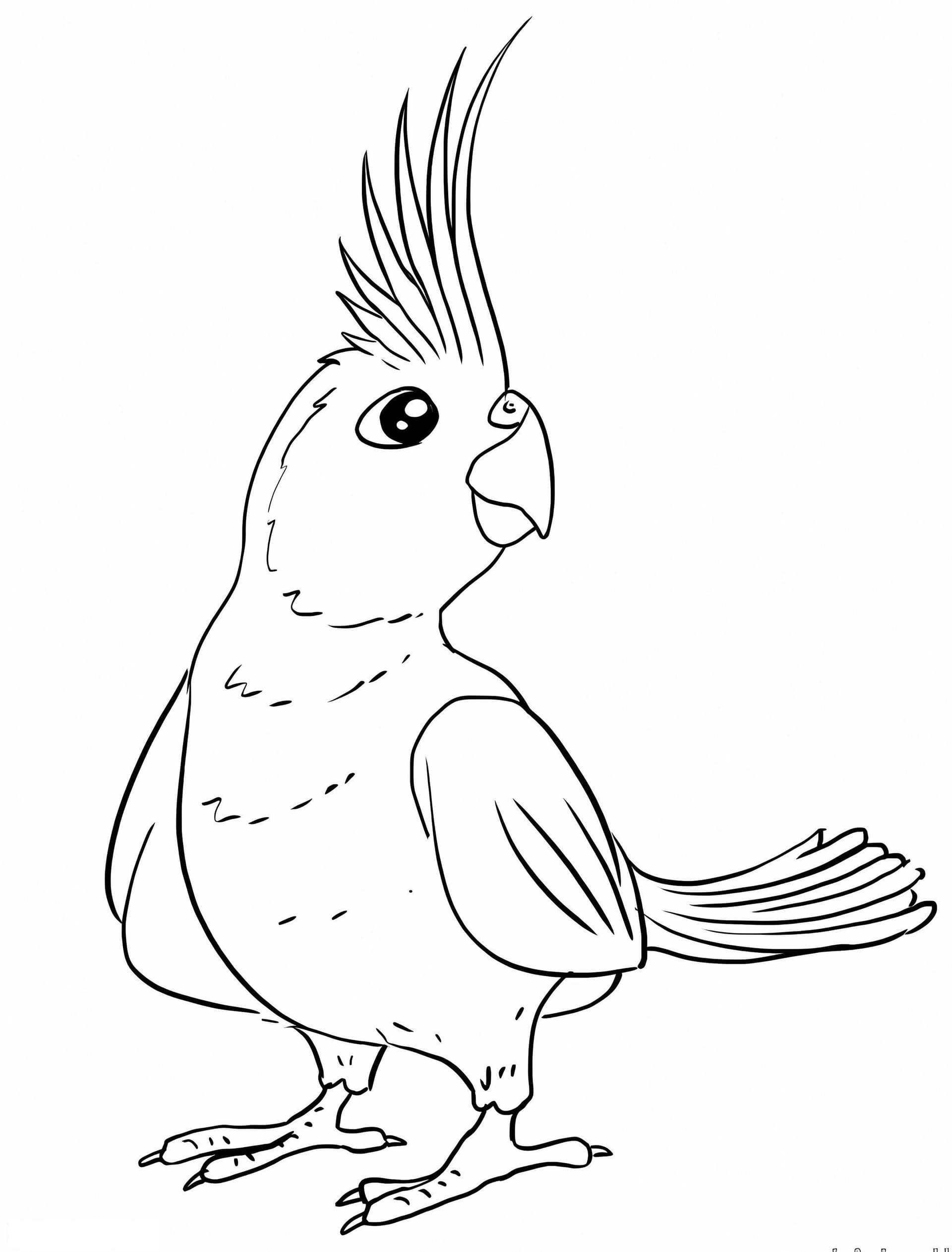 Schöner Nymphensittich