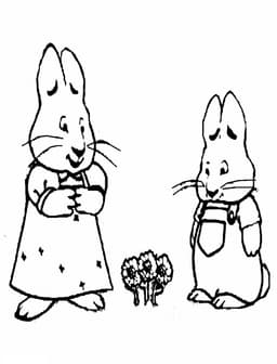 Free Max and Ruby Coloring Pages - Printable PDF for Kids