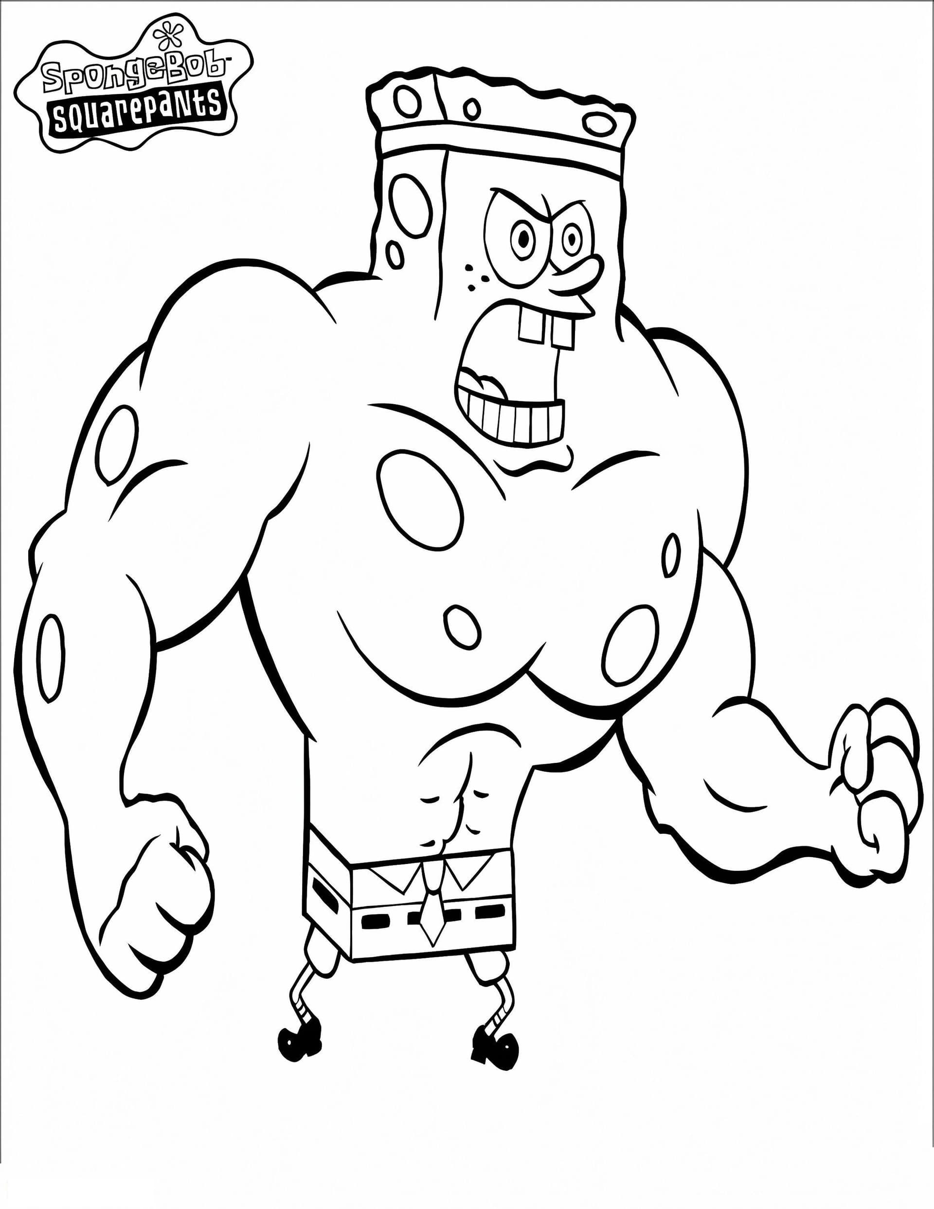Muscle SpongeBob