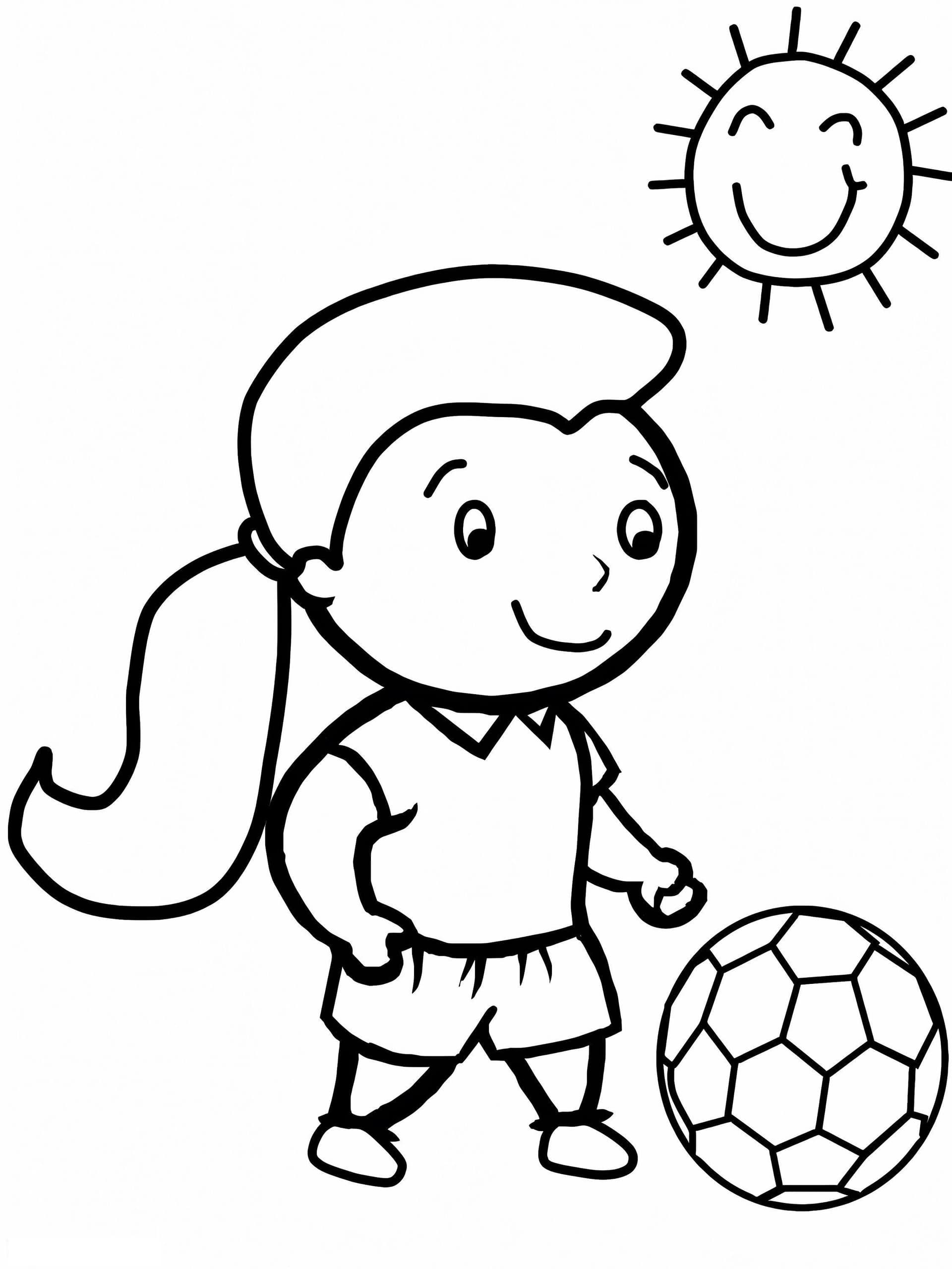 Girl Playing Soccer 1