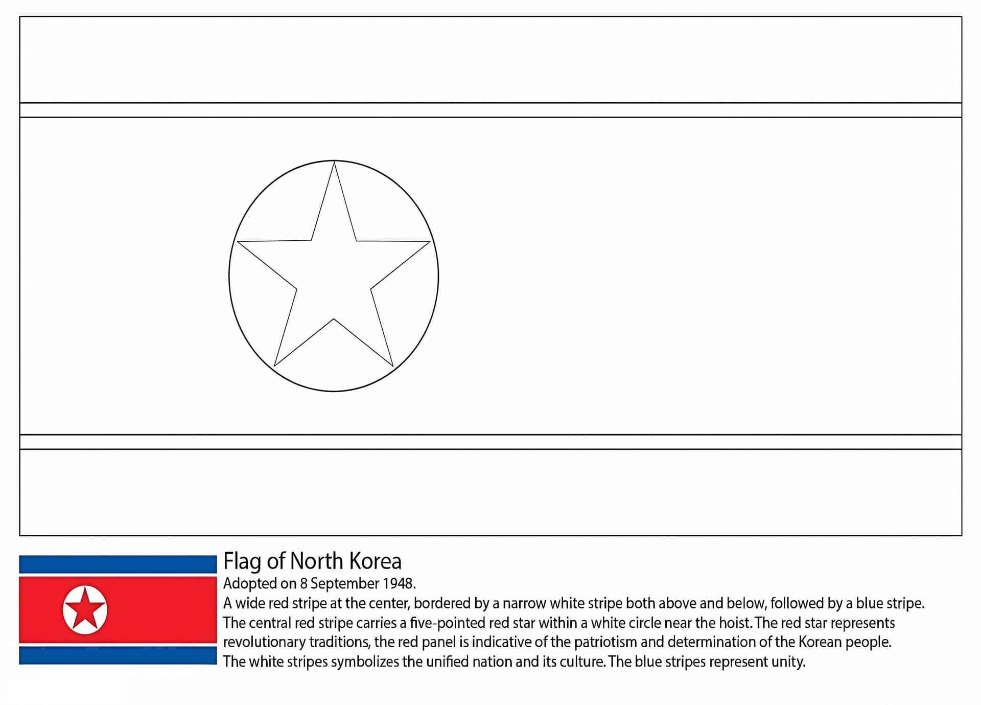 North Korea Flag
