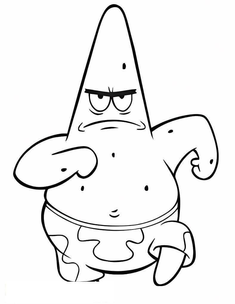 Patrick Star Angry Running