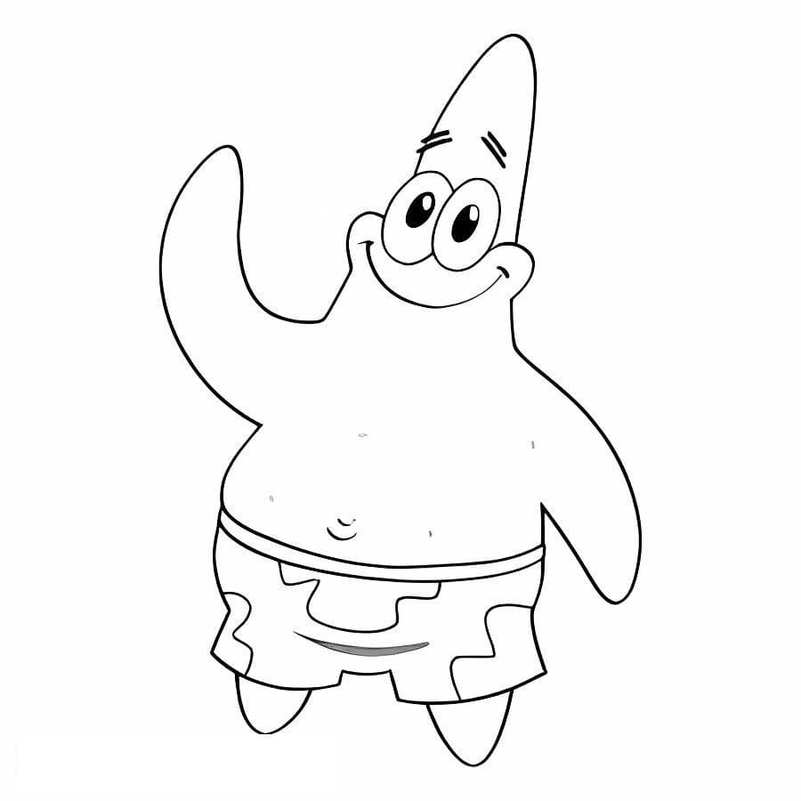 Patrick Star lächelt