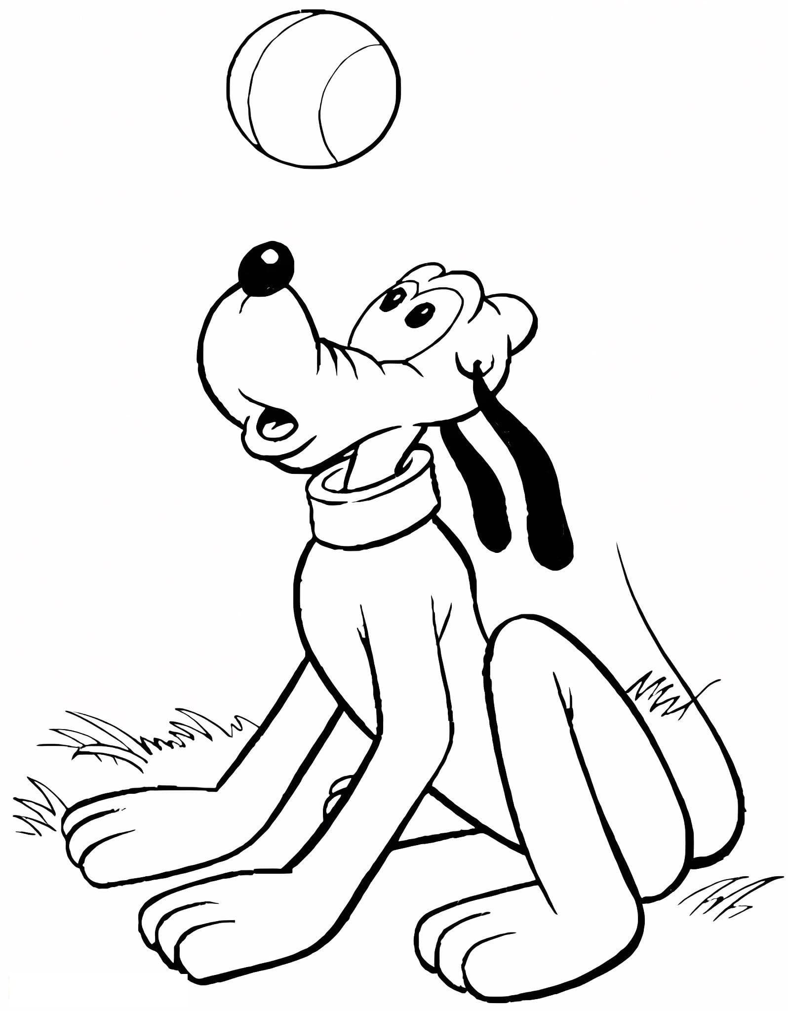 Pluto With Ball