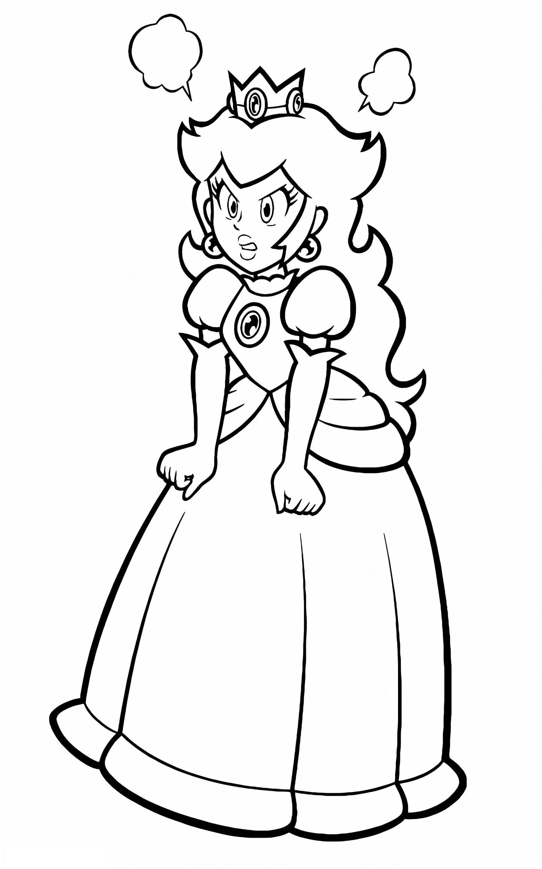 Wütende Prinzessin Peach